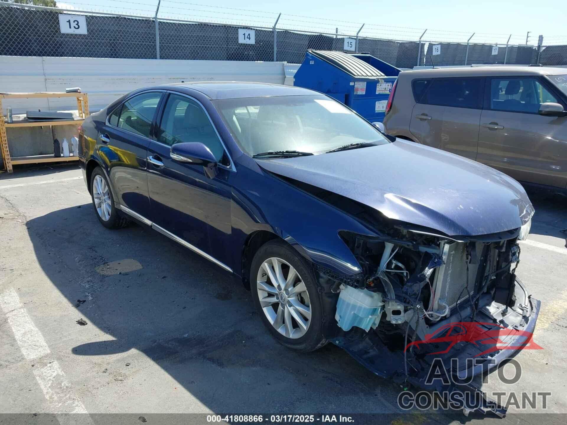 LEXUS ES 350 2011 - JTHBK1EG6B2447694