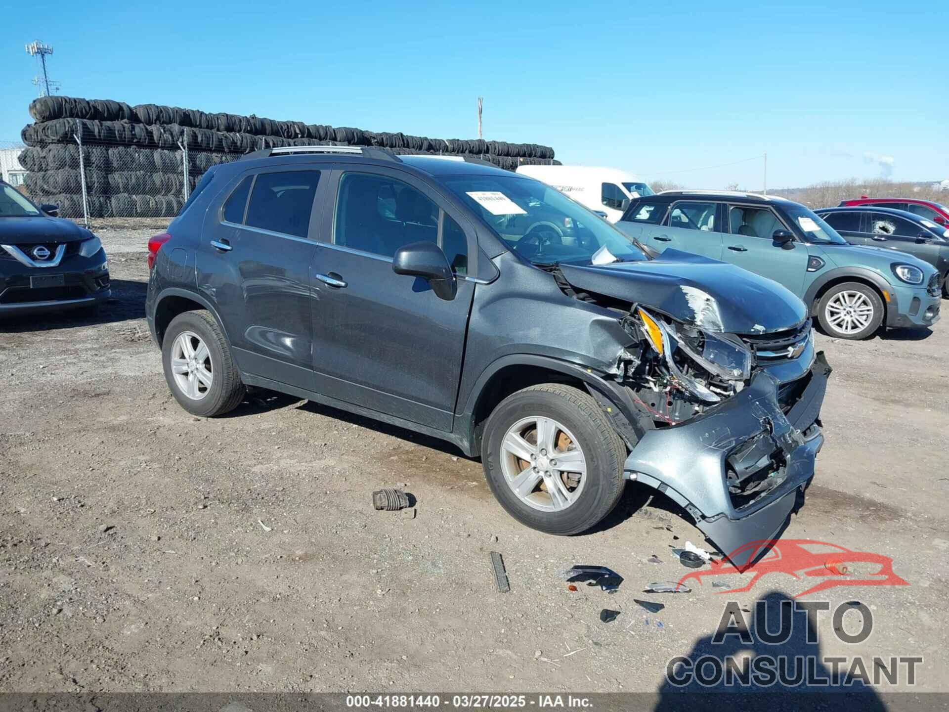 CHEVROLET TRAX 2017 - KL7CJPSB6HB253418