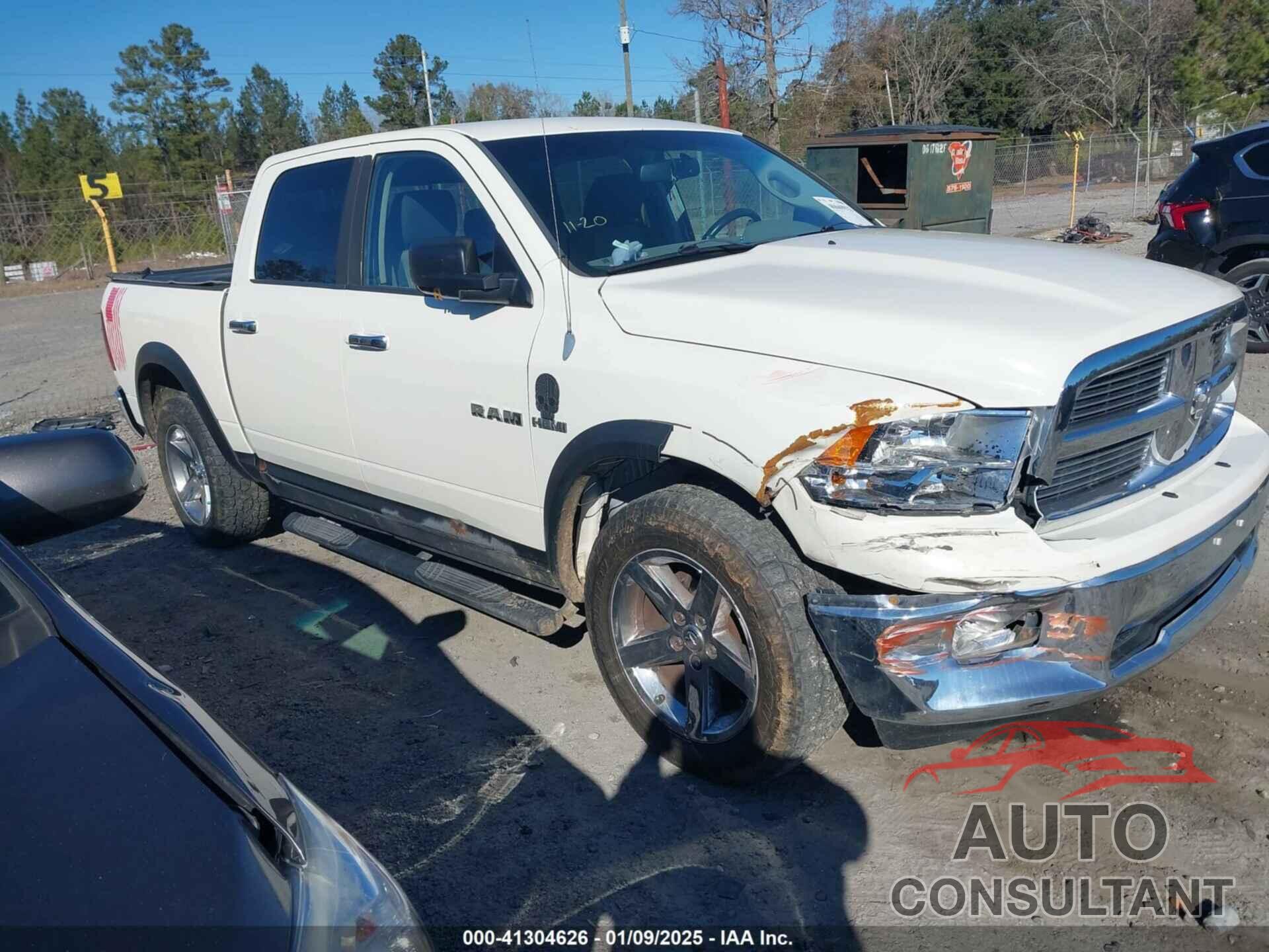 DODGE RAM 1500 2009 - 1D3HV13T89S809478