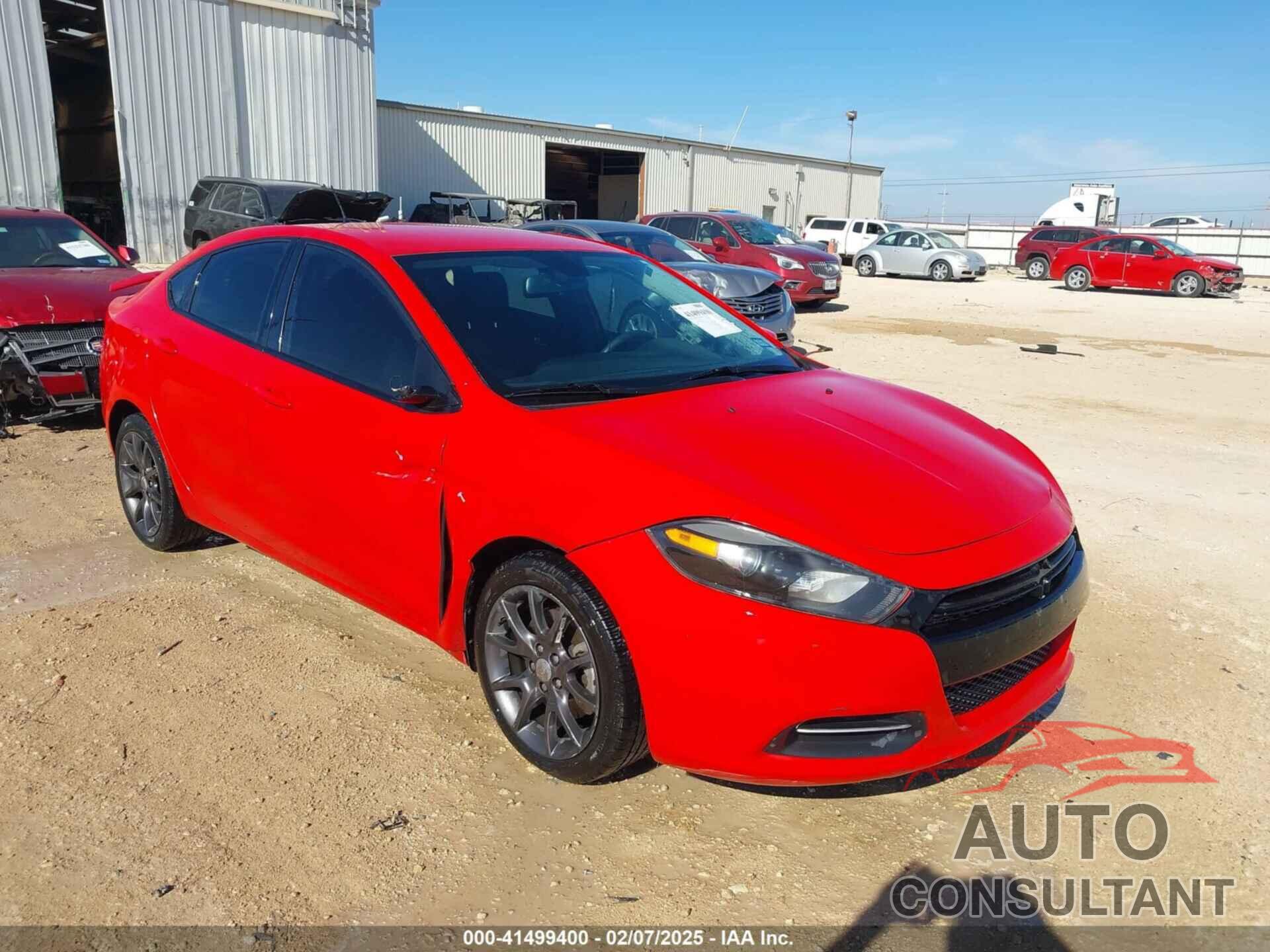 DODGE DART 2016 - 1C3CDFAA5GD728495