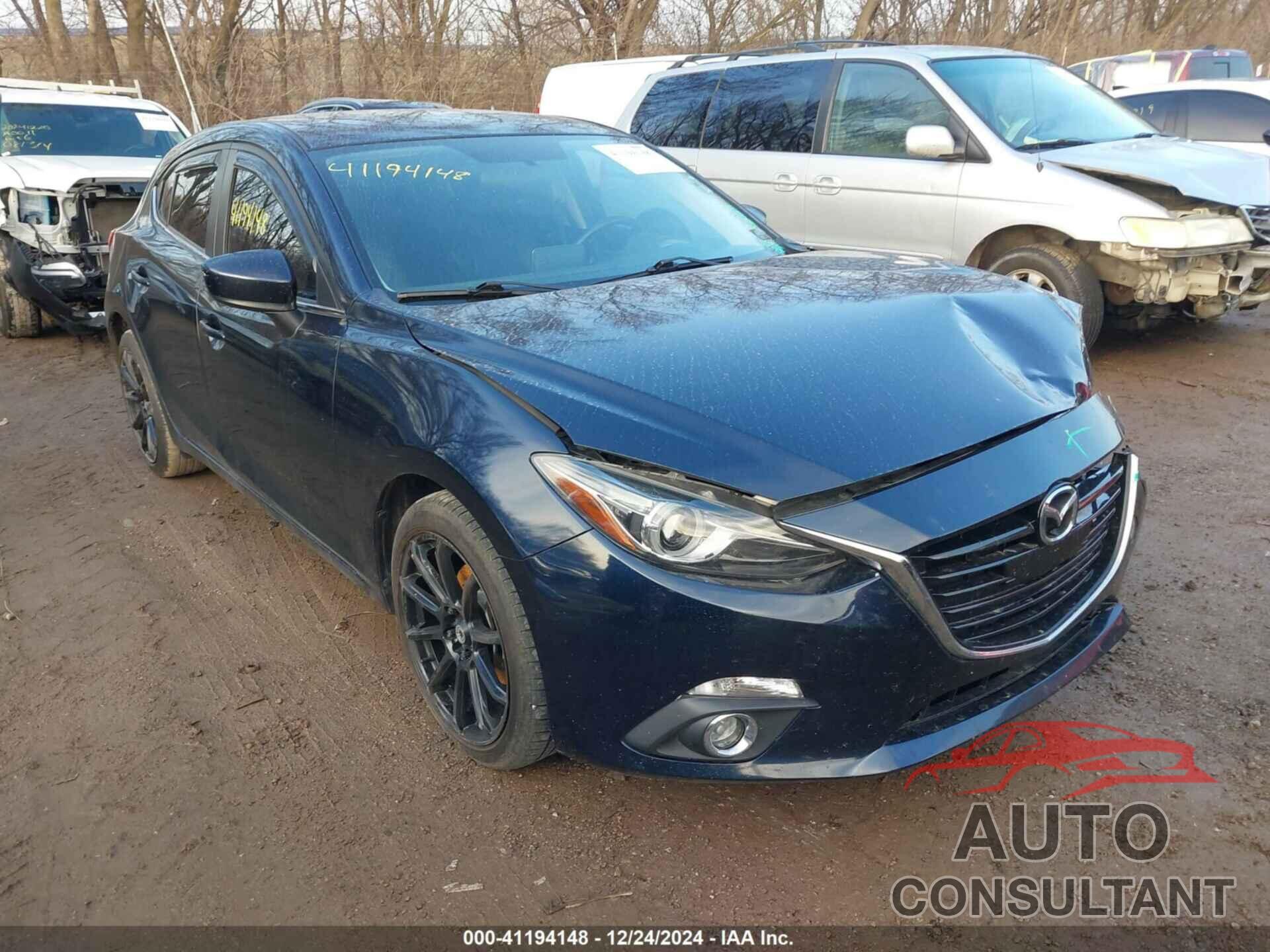 MAZDA MAZDA3 2014 - JM1BM1L33E1113337