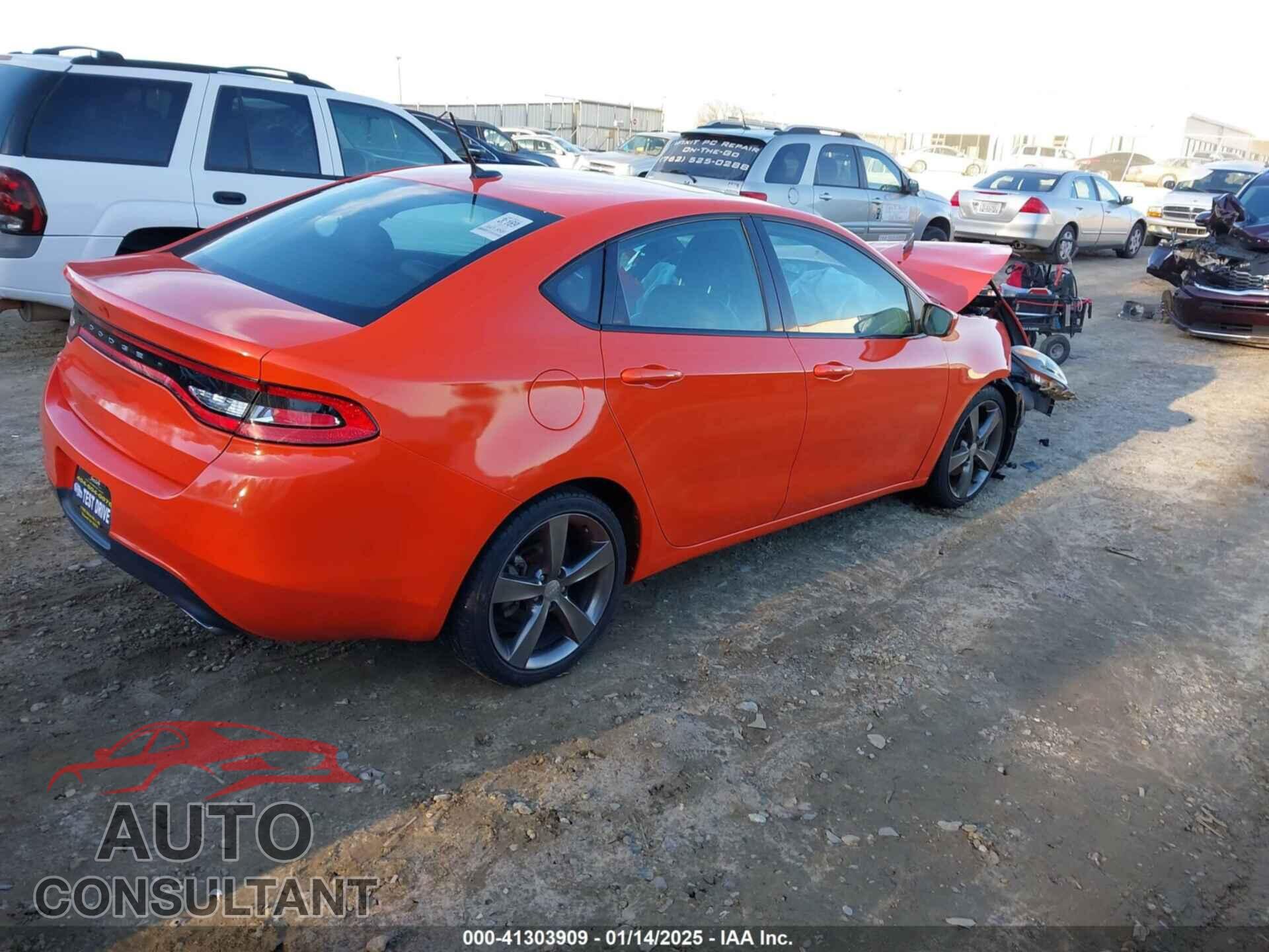 DODGE DART 2015 - 1C3CDFEB4FD228331