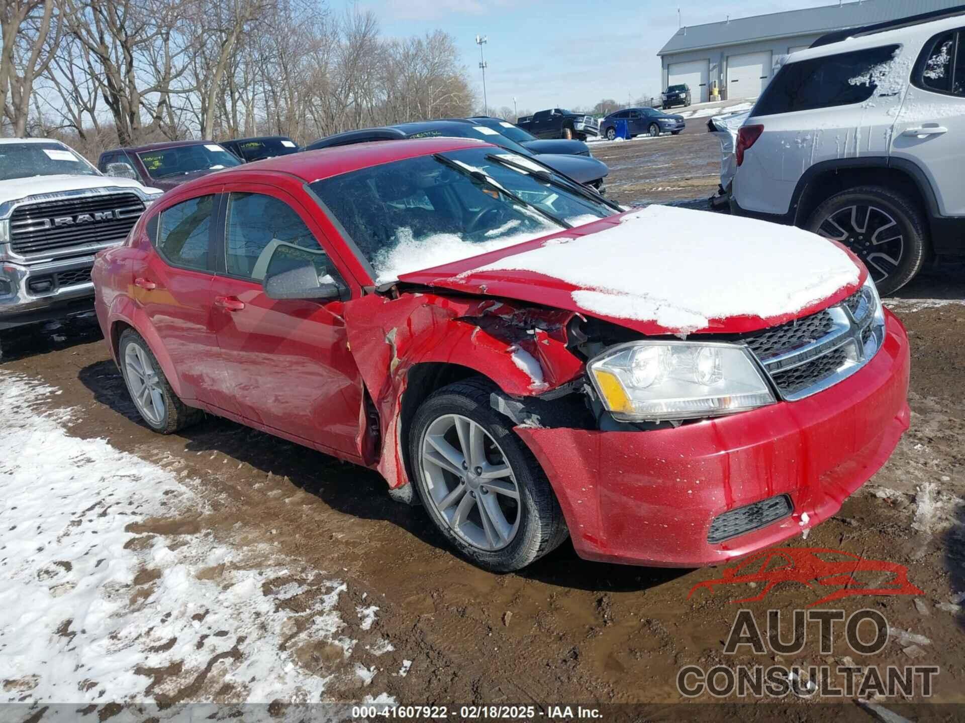 DODGE AVENGER 2013 - 1C3CDZAG0DN521511