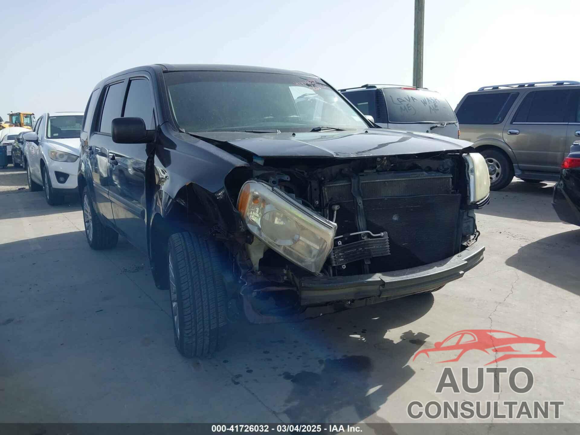 HONDA PILOT 2011 - 5FNYF3H26BB055310