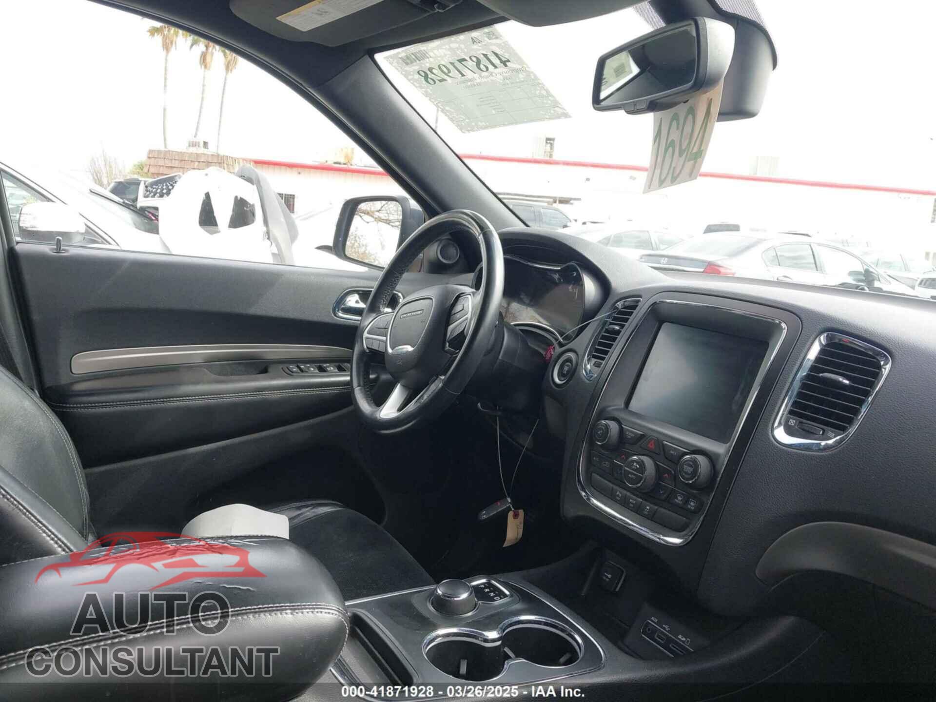 DODGE DURANGO 2015 - 1C4RDJAG7FC187984