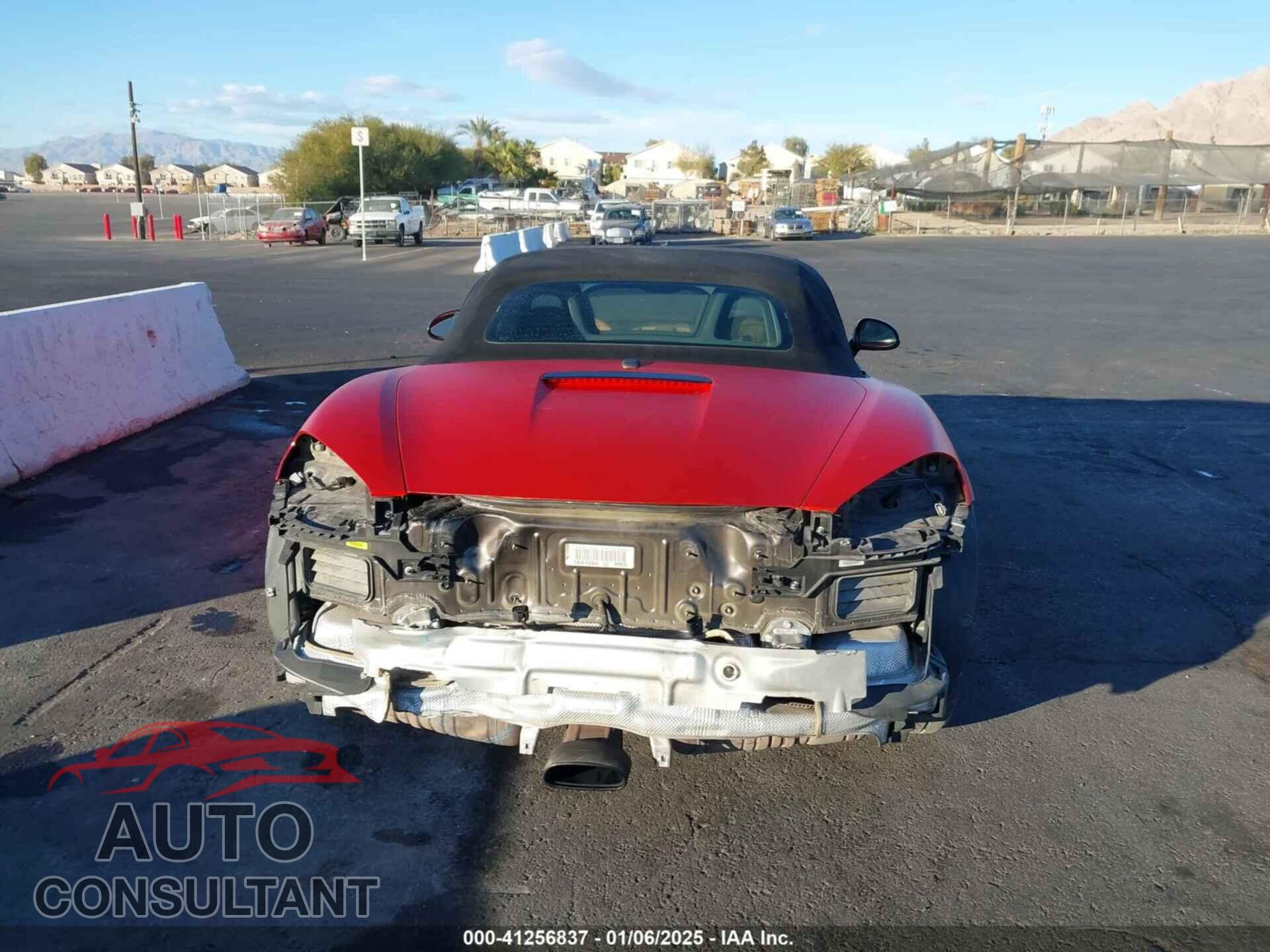 PORSCHE BOXSTER 2014 - WP0CA2A81ES120363