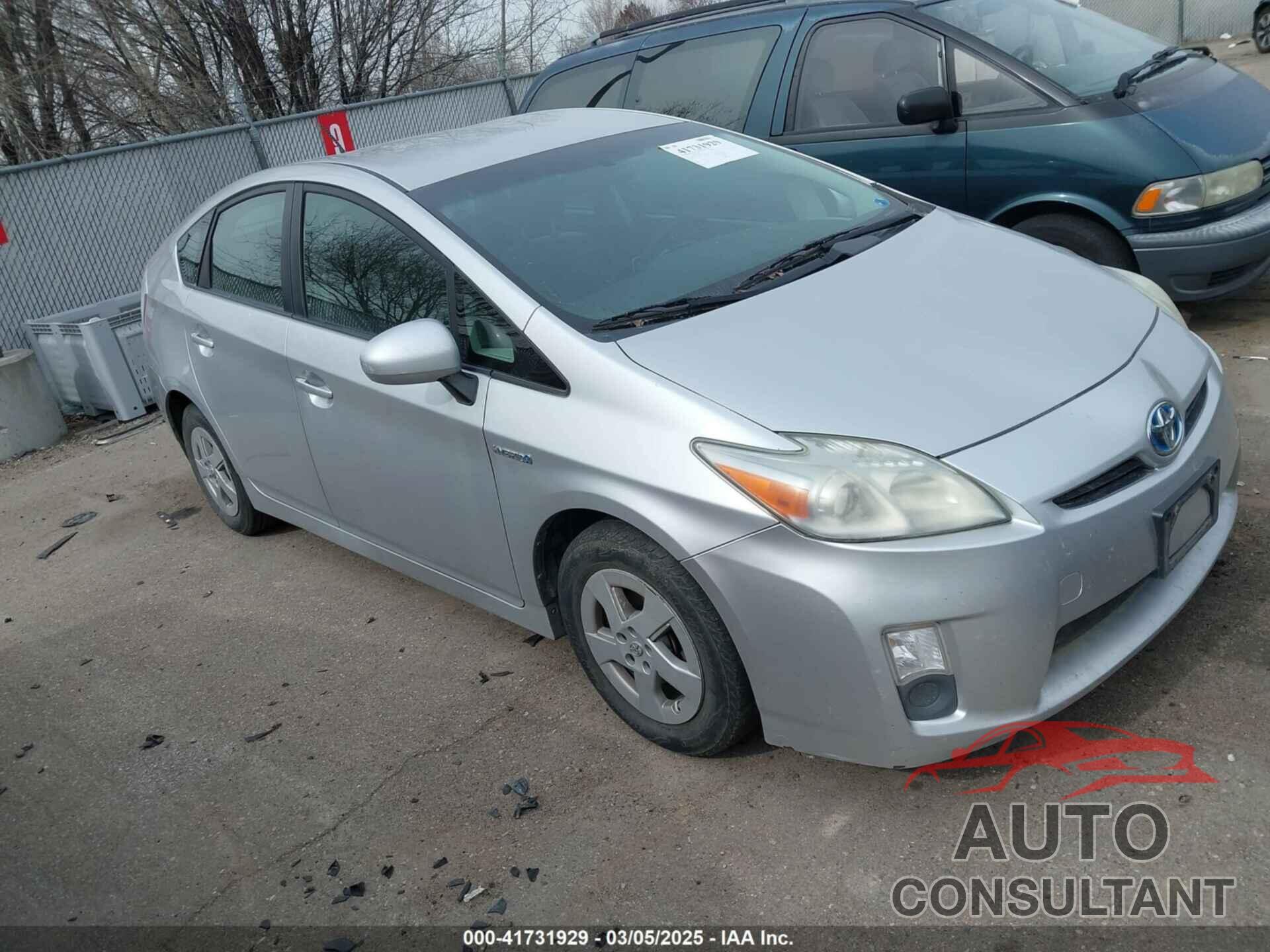TOYOTA PRIUS 2010 - JTDKN3DU8A0143739