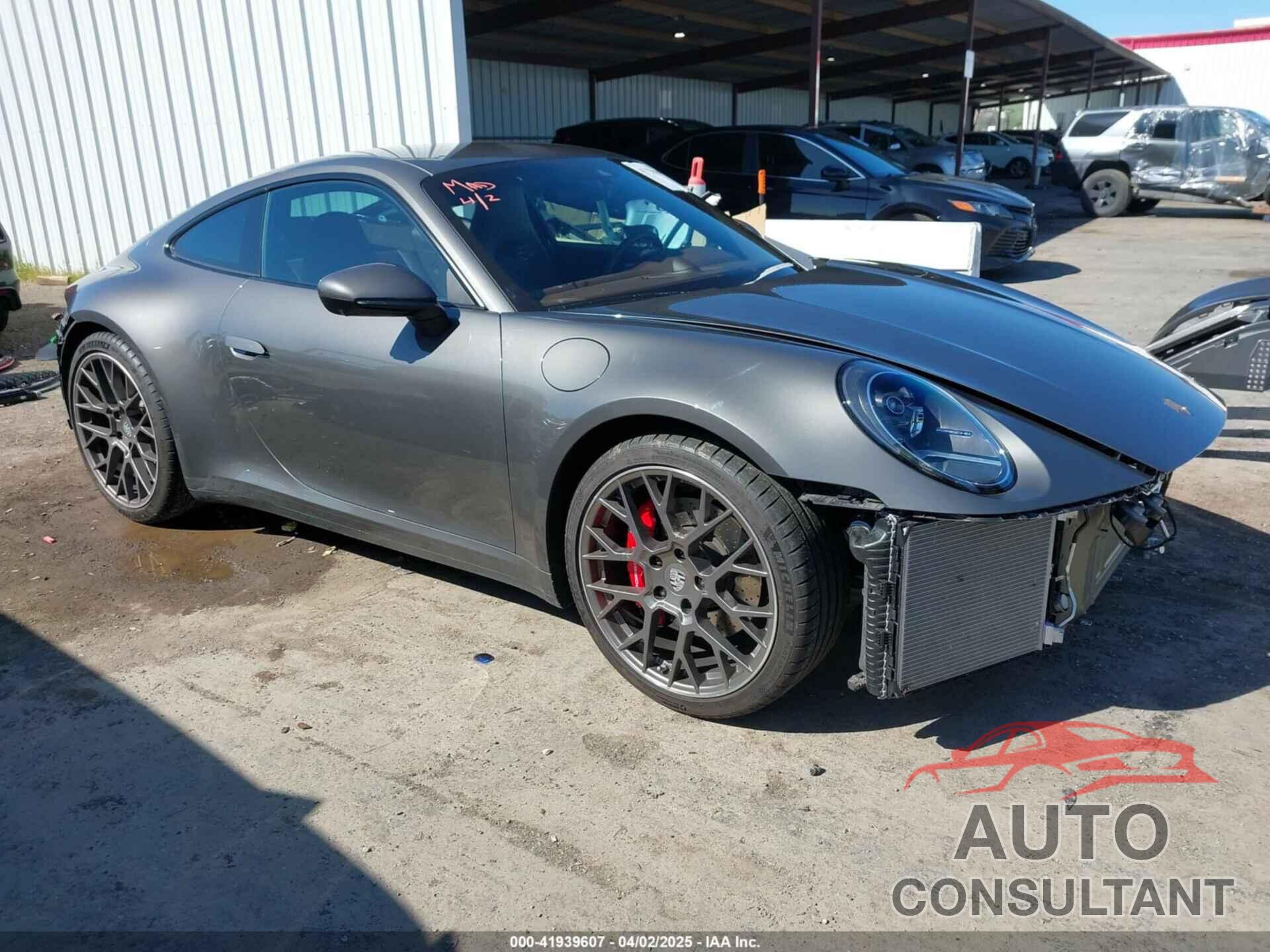 PORSCHE 911 2022 - WP0AB2A95NS220866