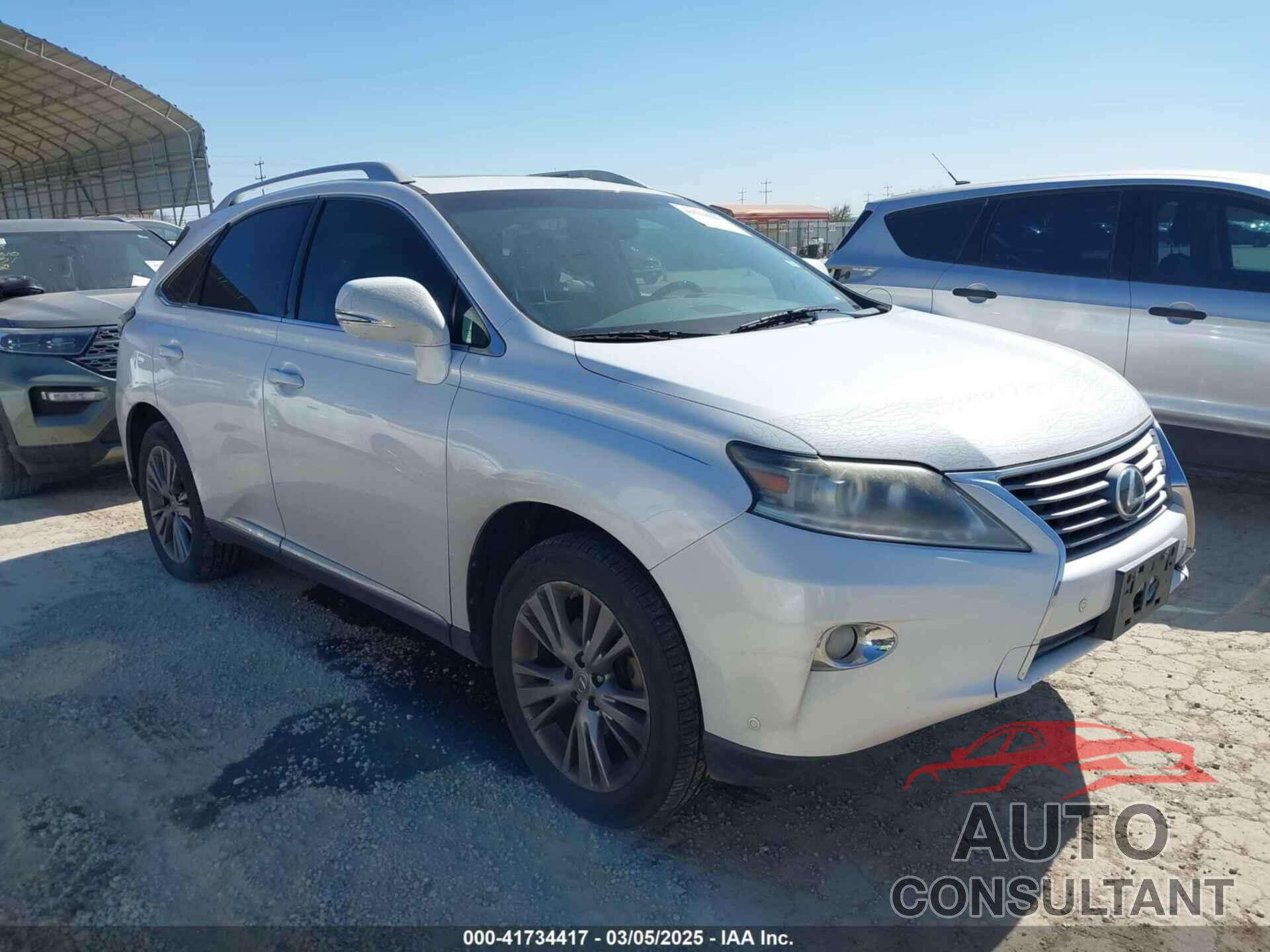LEXUS RX 350 2013 - 2T2ZK1BA4DC101336