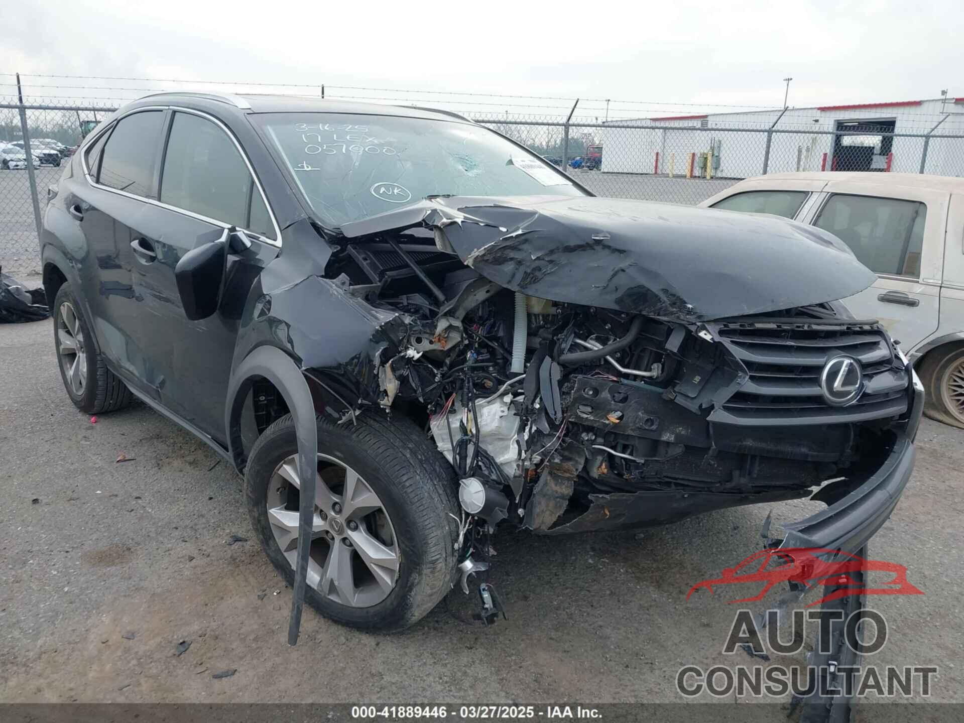 LEXUS NX 200T 2017 - JTJYARBZ1H2057000
