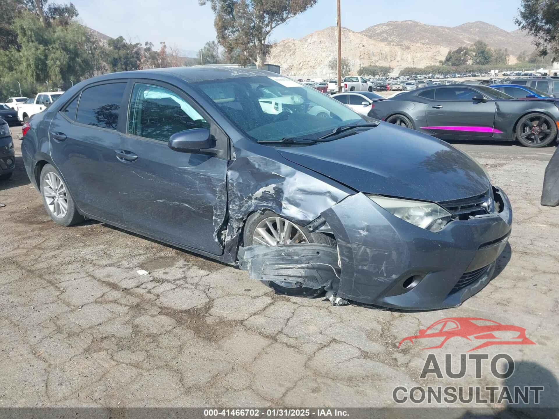 TOYOTA COROLLA 2015 - 5YFBURHE9FP291081