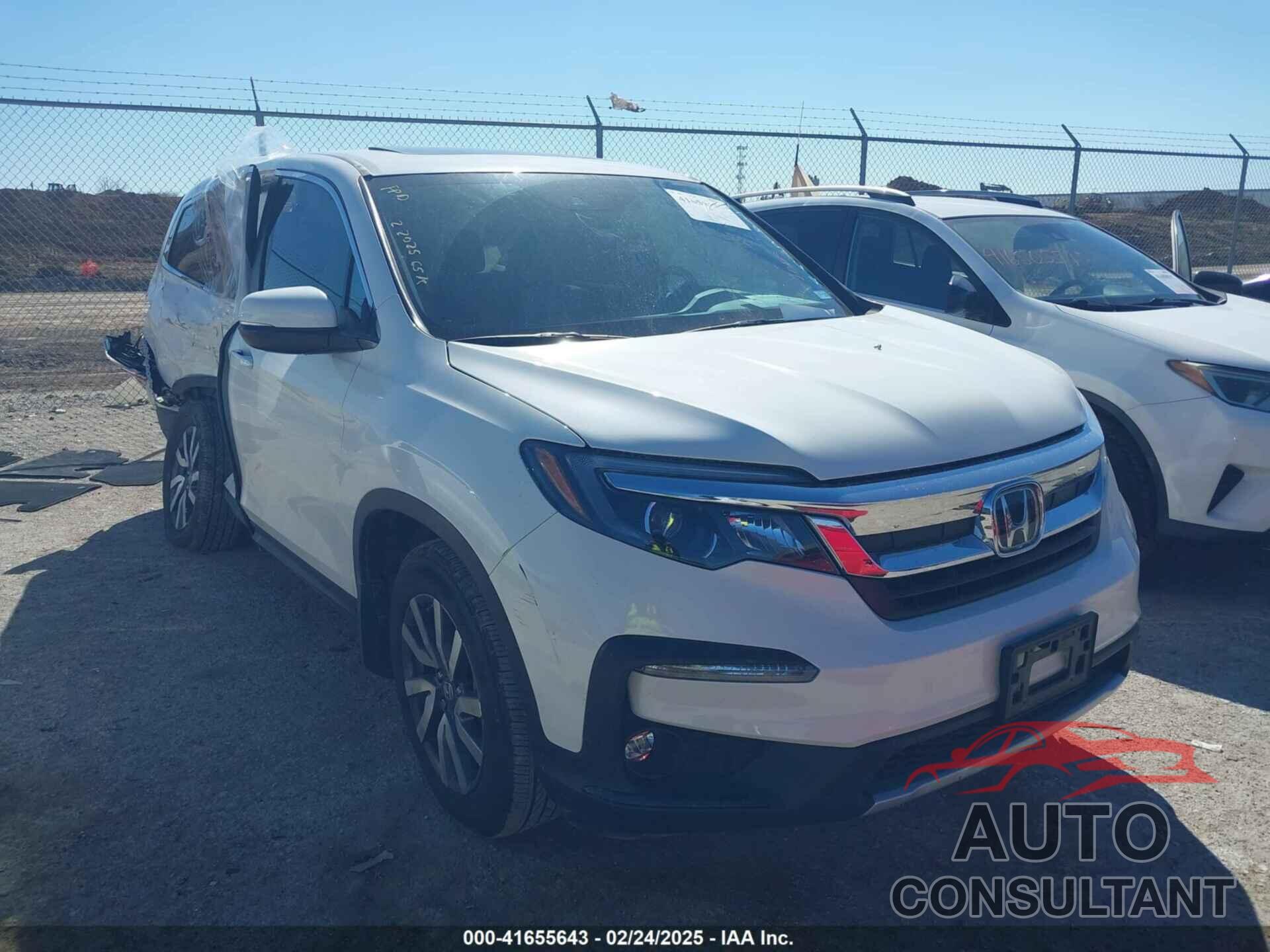 HONDA PILOT 2019 - 5FNYF6H56KB038745