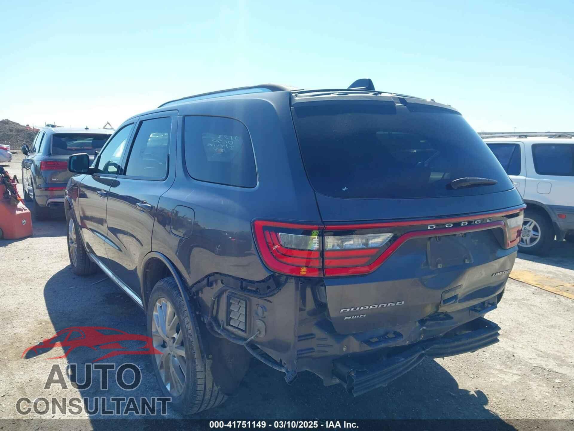 DODGE DURANGO 2016 - 1C4RDJDG9GC433365