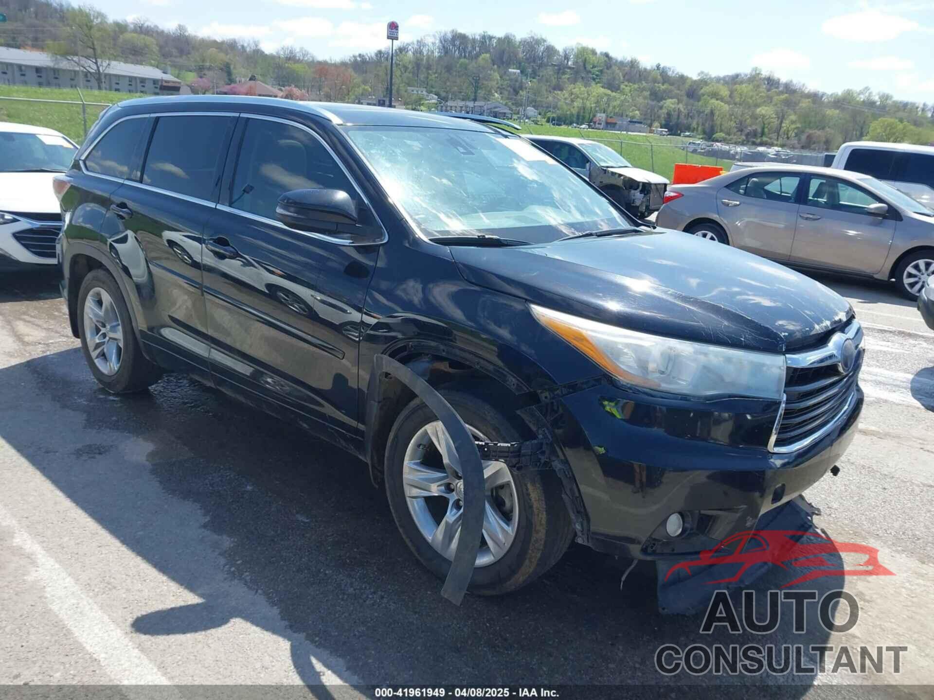 TOYOTA HIGHLANDER 2015 - 5TDDKRFH4FS209616