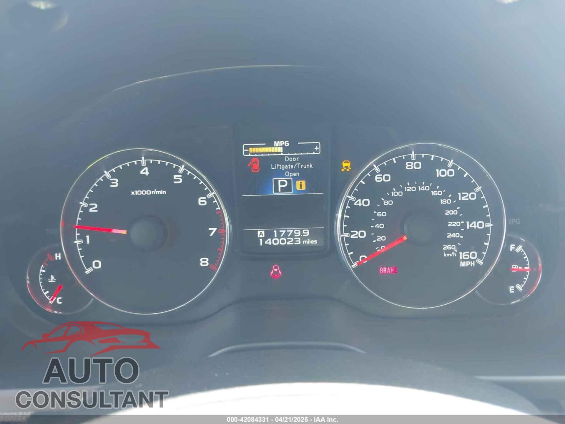 SUBARU LEGACY 2013 - 4S3BMDJ68D2020840