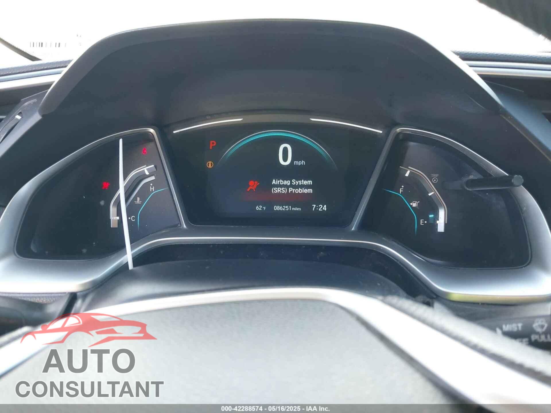 HONDA CIVIC 2017 - 2HGFC3B34HH360908