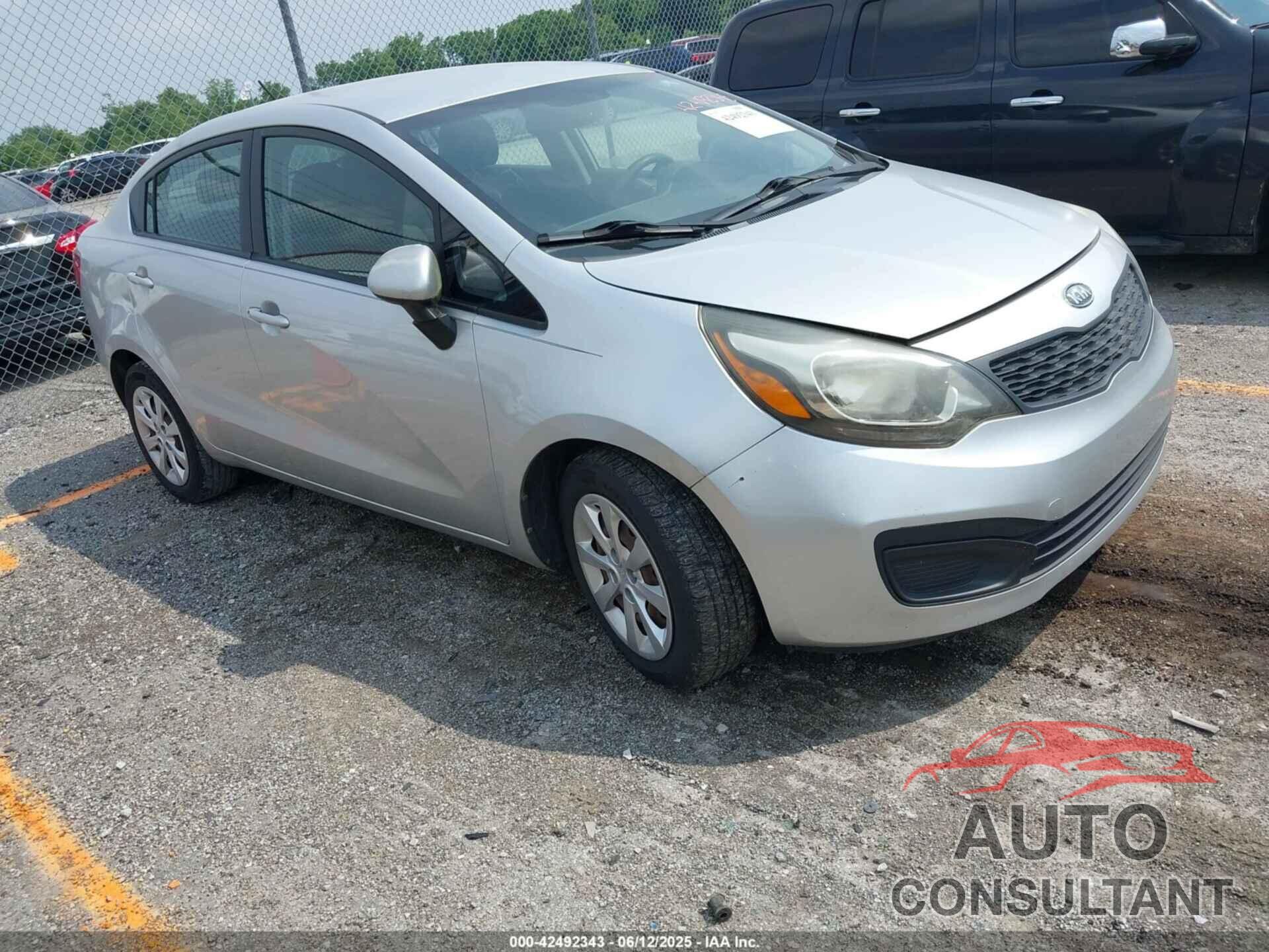 KIA RIO 2012 - KNADM4A30C6057559