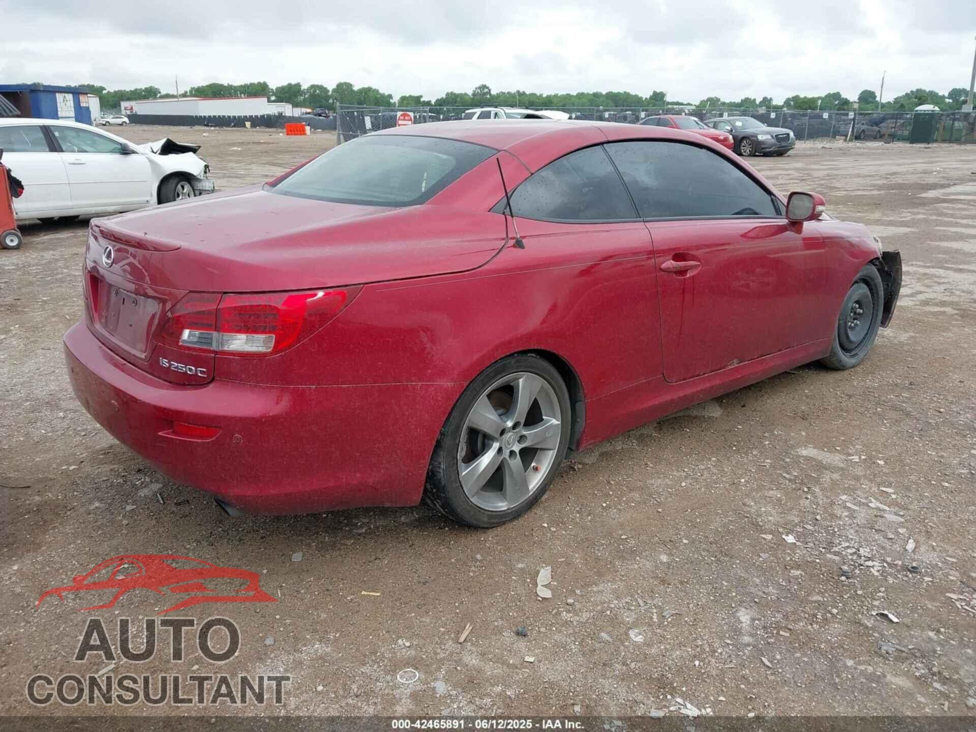 LEXUS IS 250C 2011 - JTHFF2C26B2514815