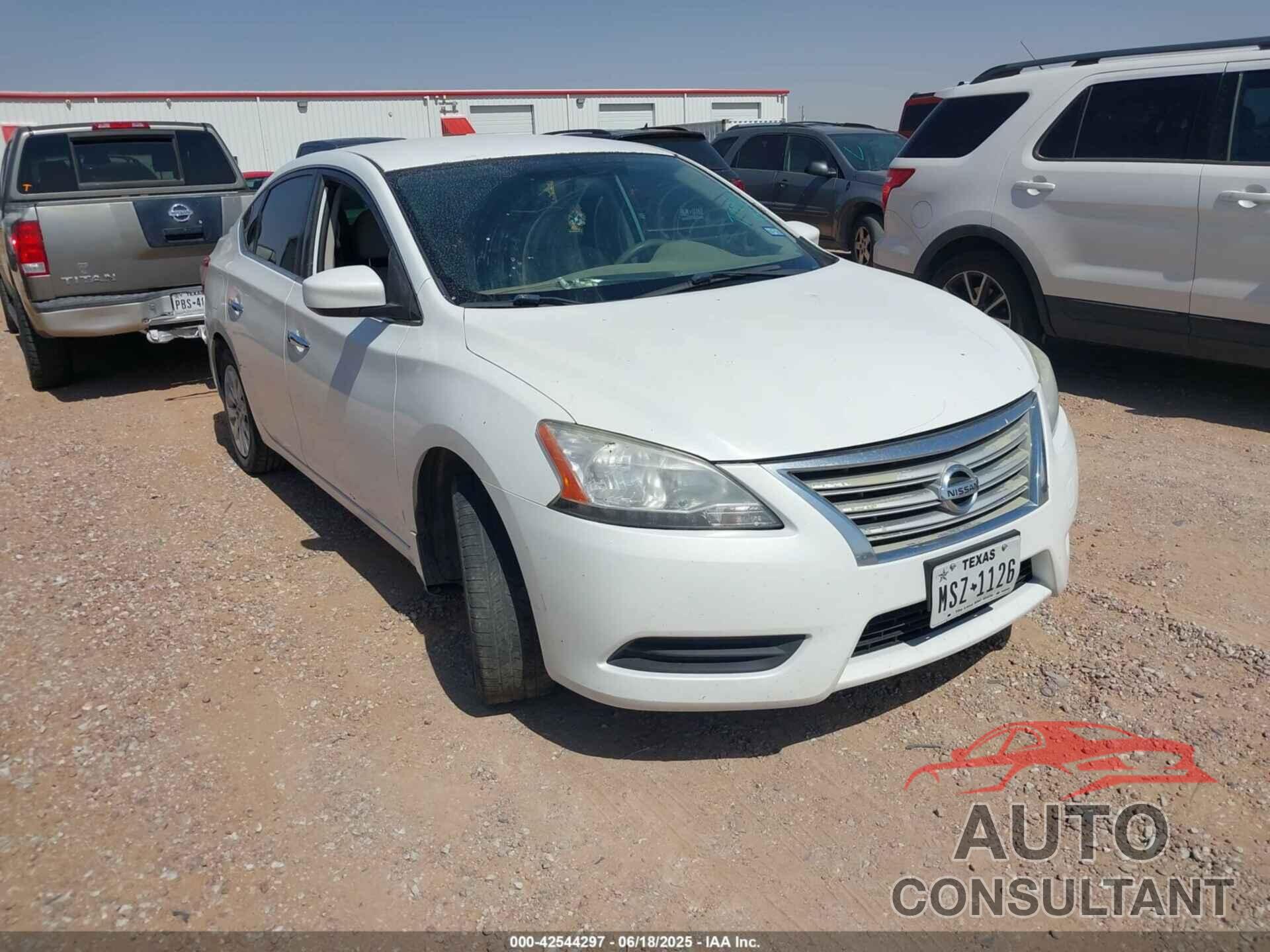 NISSAN SENTRA 2014 - 3N1AB7AP9EY269021