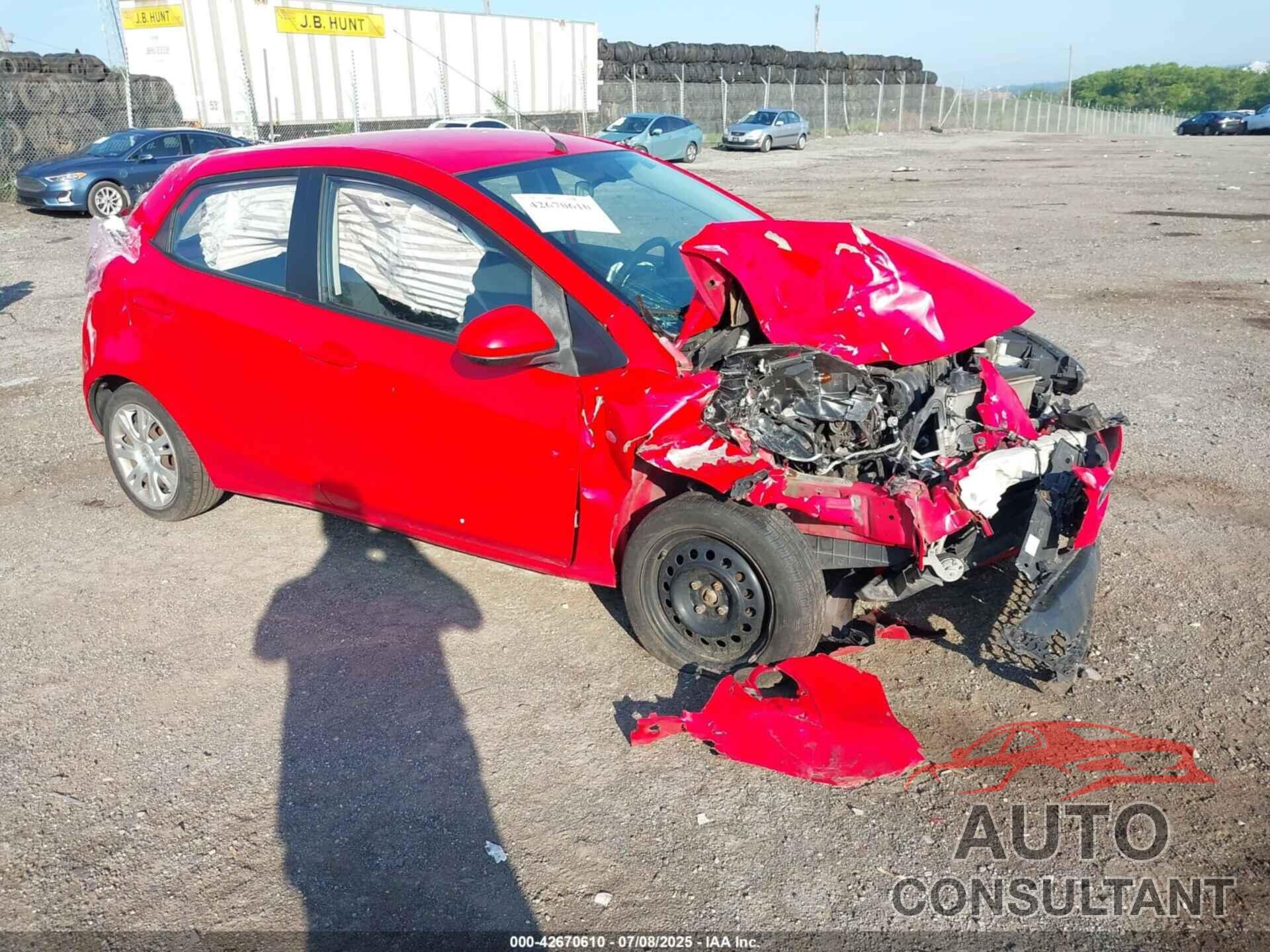 MAZDA MAZDA2 2014 - JM1DE1KY9E0177844
