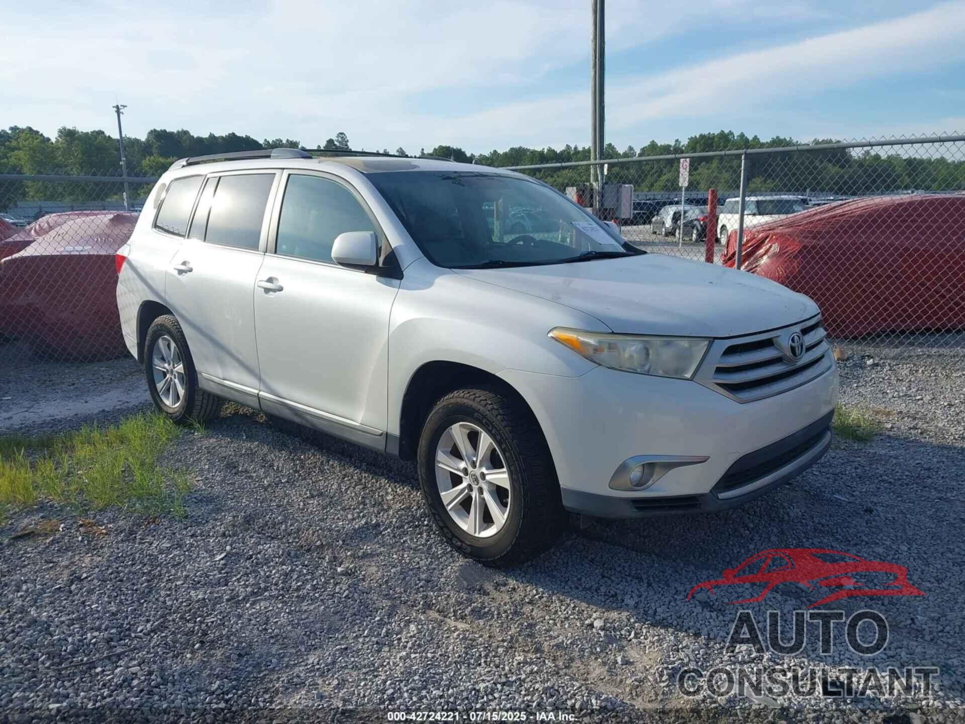 TOYOTA HIGHLANDER 2011 - 5TDZK3EH3BS042468