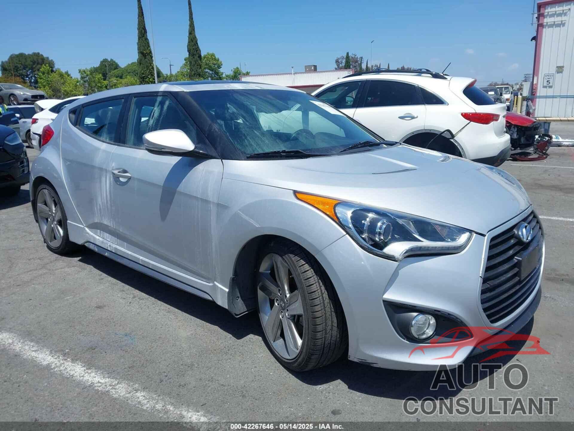 HYUNDAI VELOSTER 2014 - KMHTC6AE2EU186217