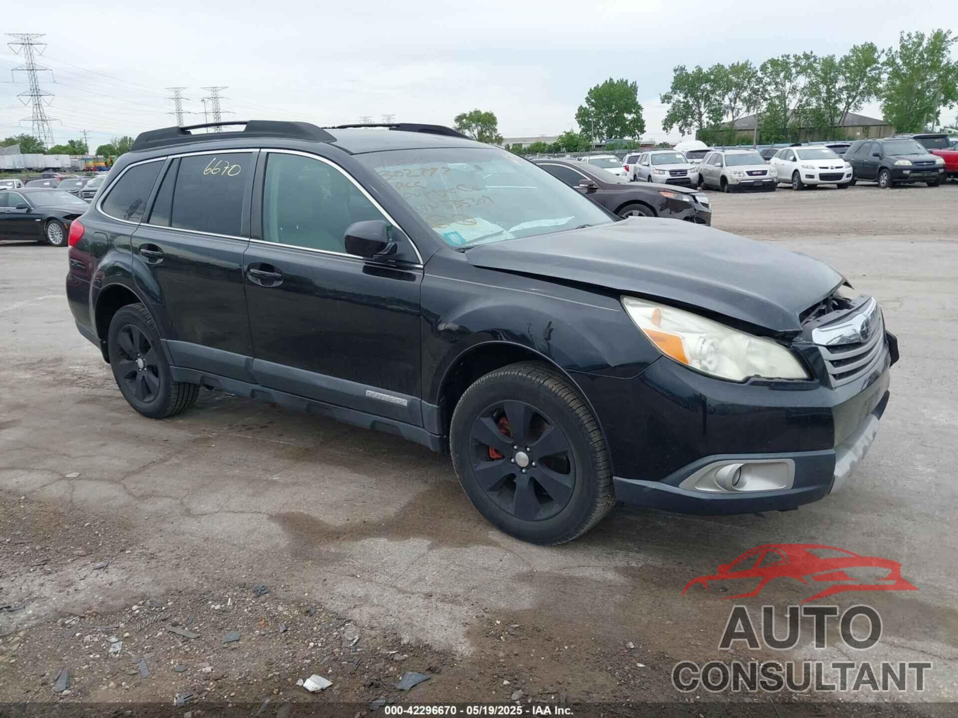 SUBARU OUTBACK 2011 - 4S4BRDAC2B2335309