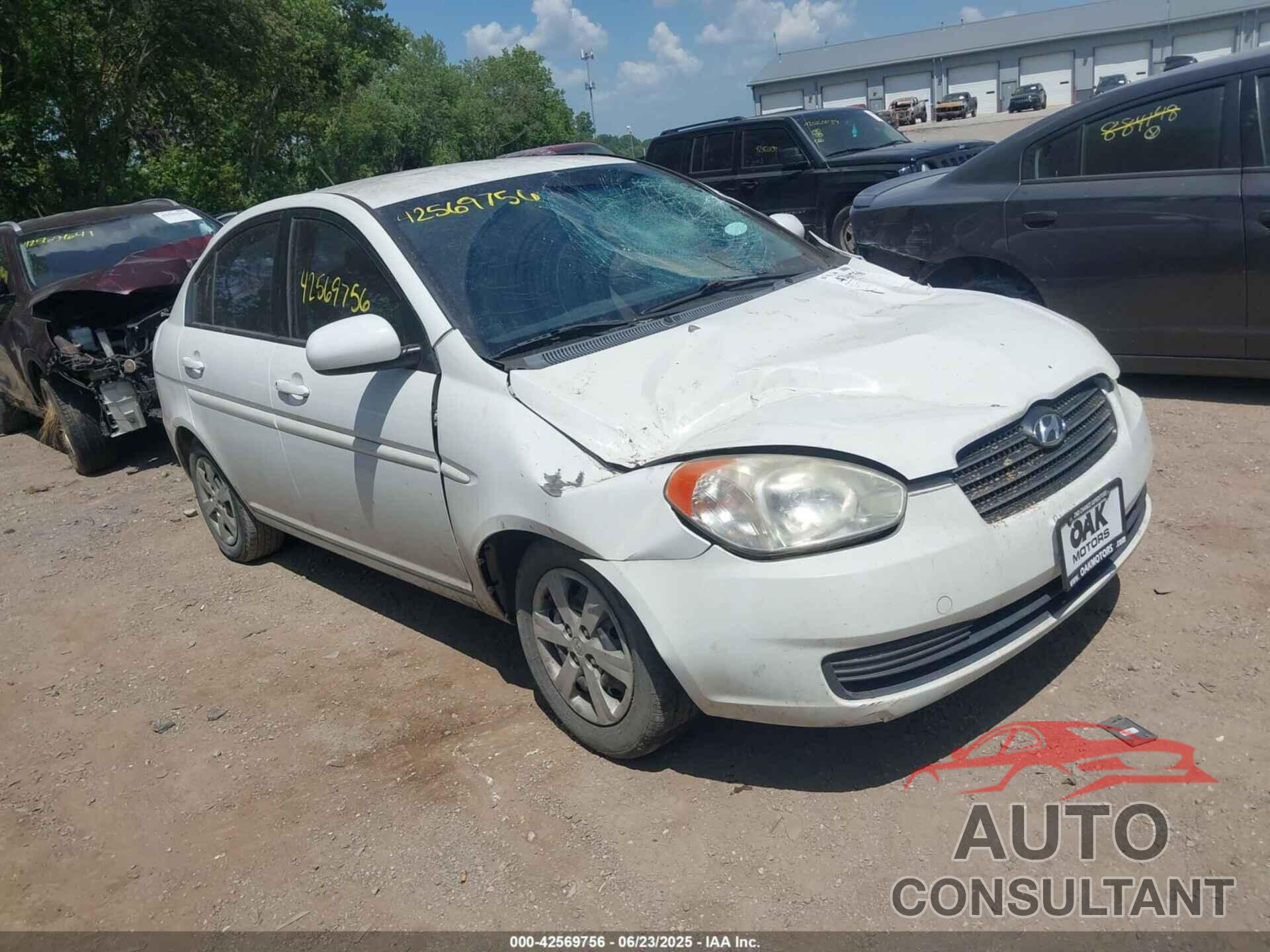 HYUNDAI ACCENT 2010 - KMHCN4AC7AU499528