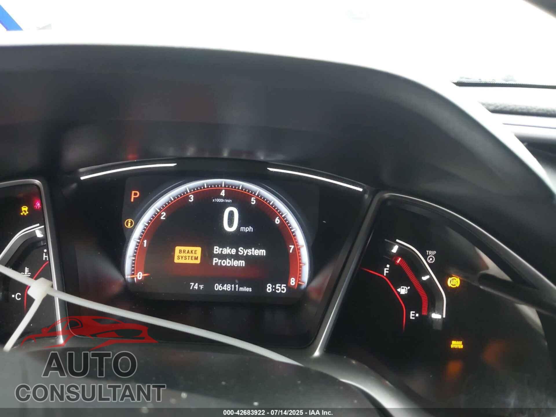 HONDA CIVIC 2020 - 19XFC2F85LE026079