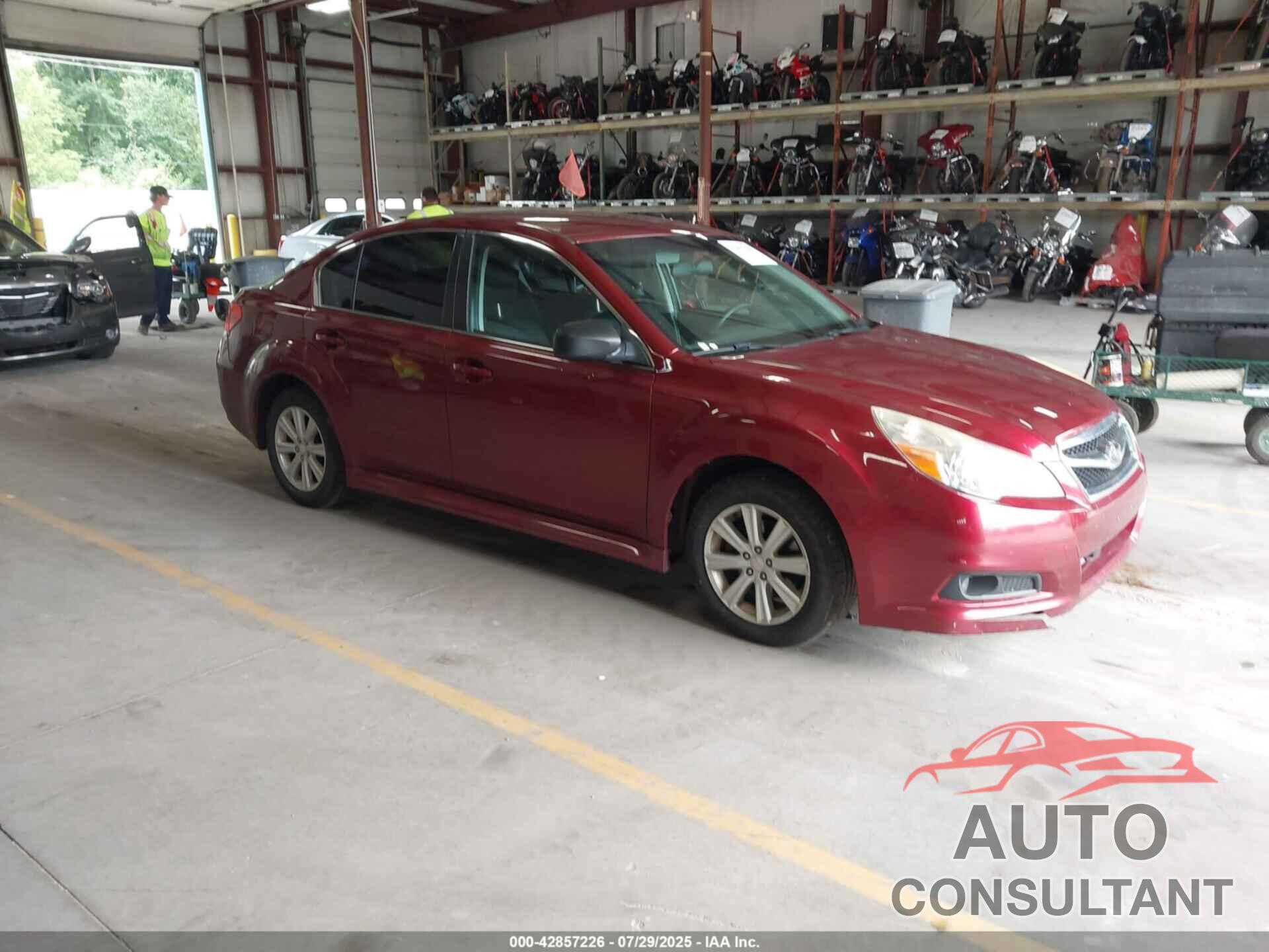 SUBARU LEGACY 2012 - 4S3BMCA64C3015461