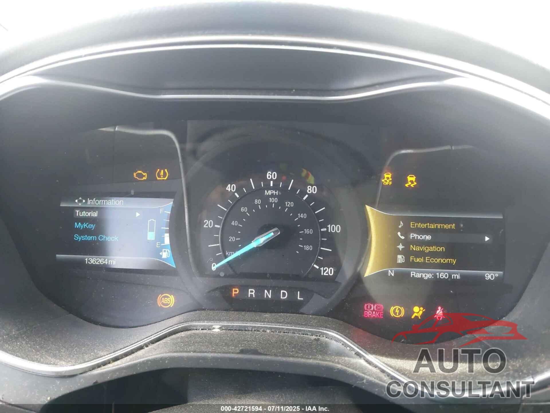FORD FUSION ENERGI 2017 - 3FA6P0PUXHR354432