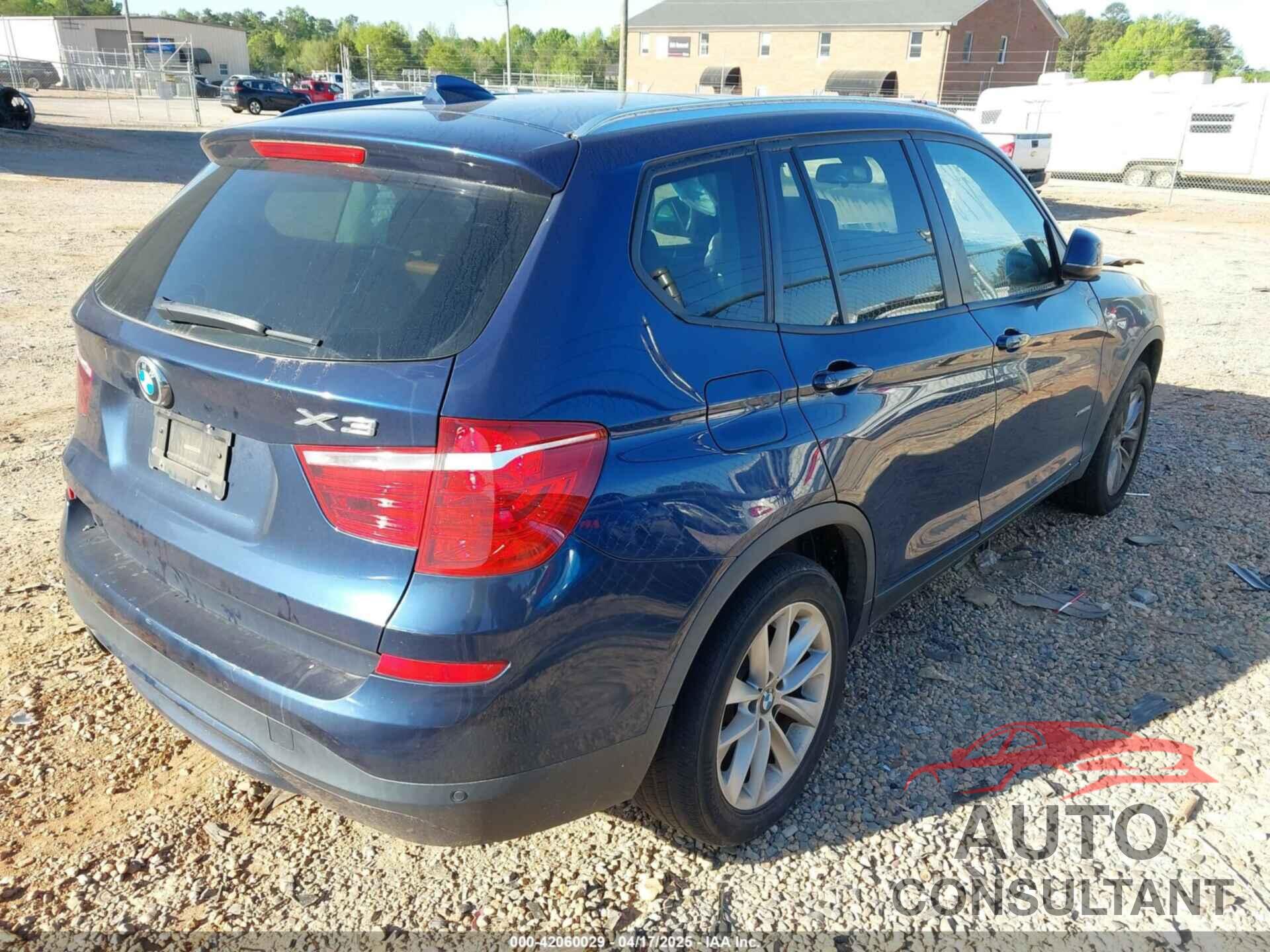 BMW X3 2017 - 5UXWX9C55H0T09474