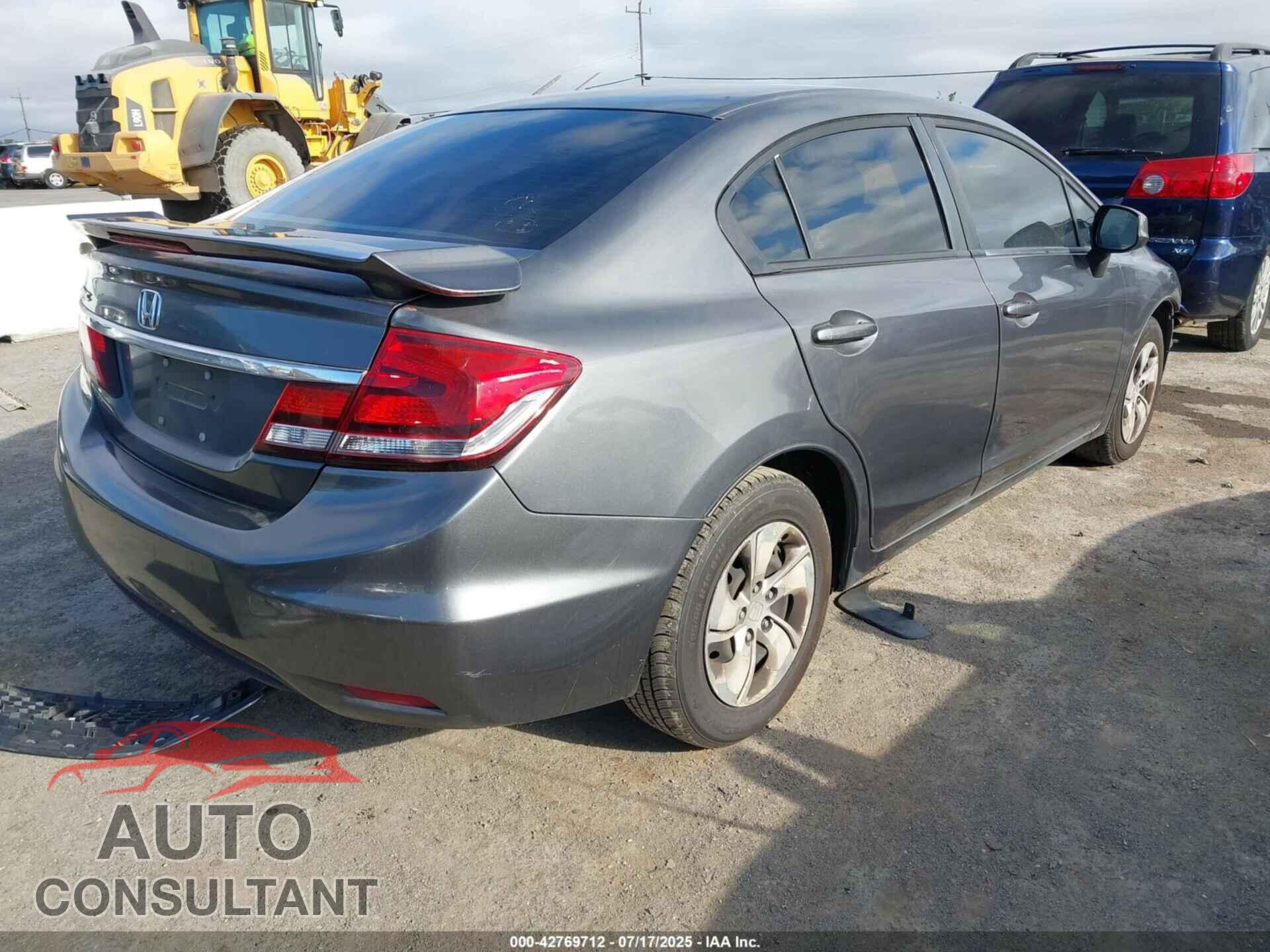 HONDA CIVIC 2013 - 2HGFB2F58DH545630