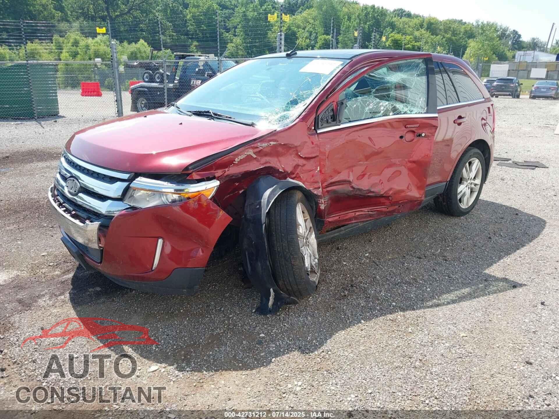 FORD EDGE 2014 - 2FMDK3KC0EBA09786