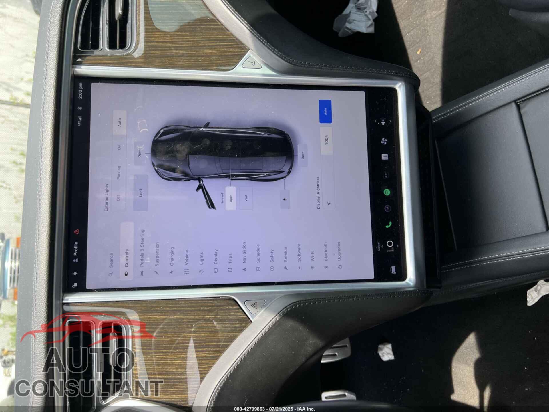 TESLA MODEL S 2012 - 5YJSA1CP1CFP03200