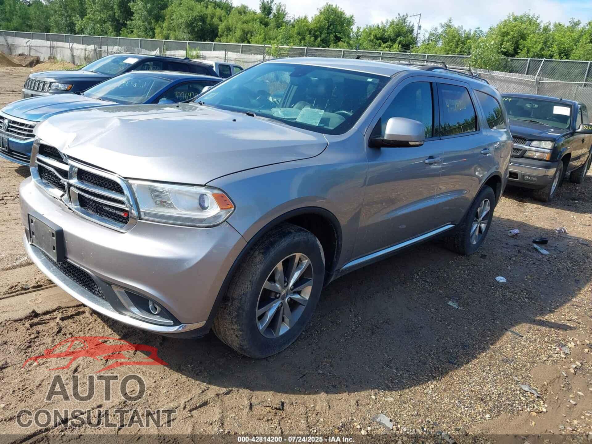 DODGE DURANGO 2016 - 1C4RDJDG4GC397729