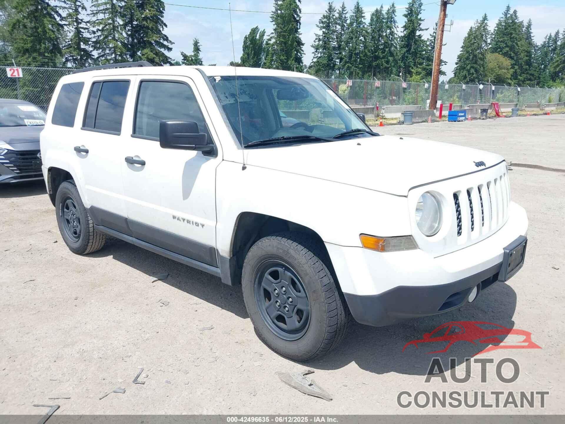 JEEP PATRIOT 2015 - 1C4NJRBB6FD188708
