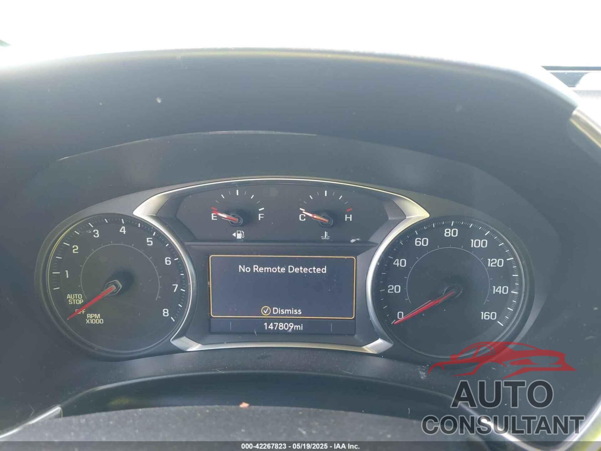 CHEVROLET EQUINOX 2019 - 2GNAXLEX1K6207599