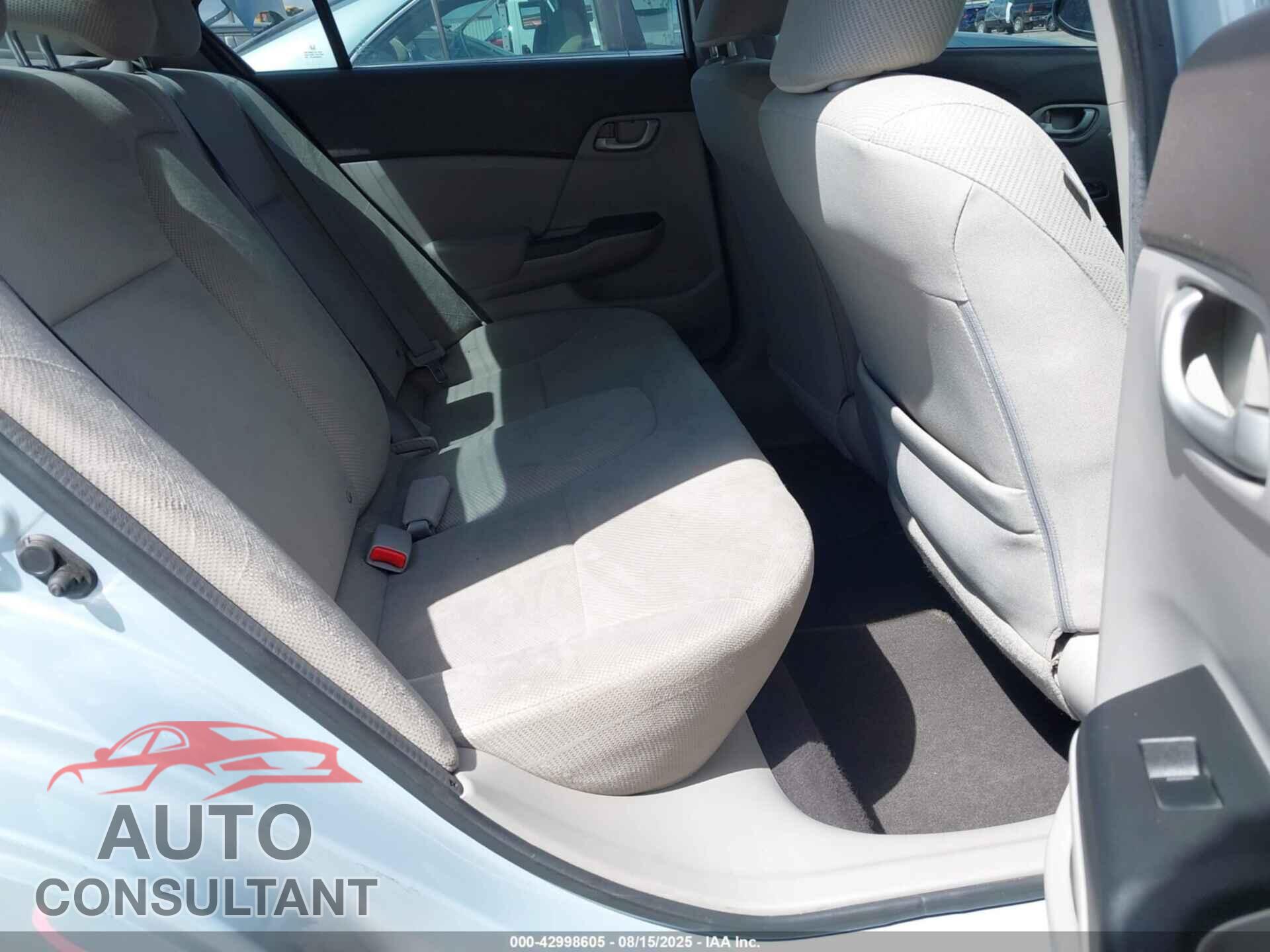 HONDA CIVIC 2012 - 19XFB2F58CE081148