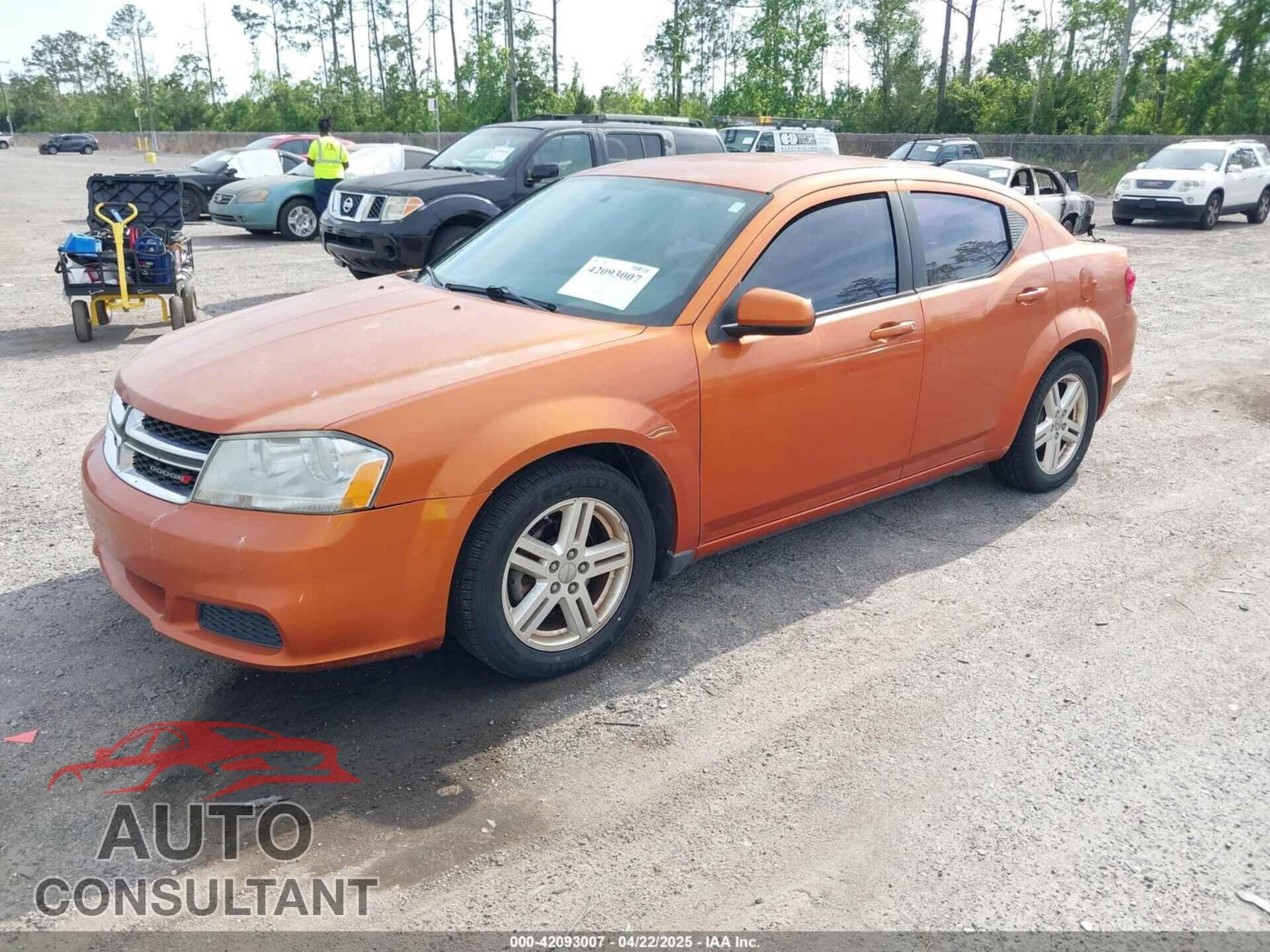 DODGE AVENGER 2011 - 1B3BD1FB2BN622148