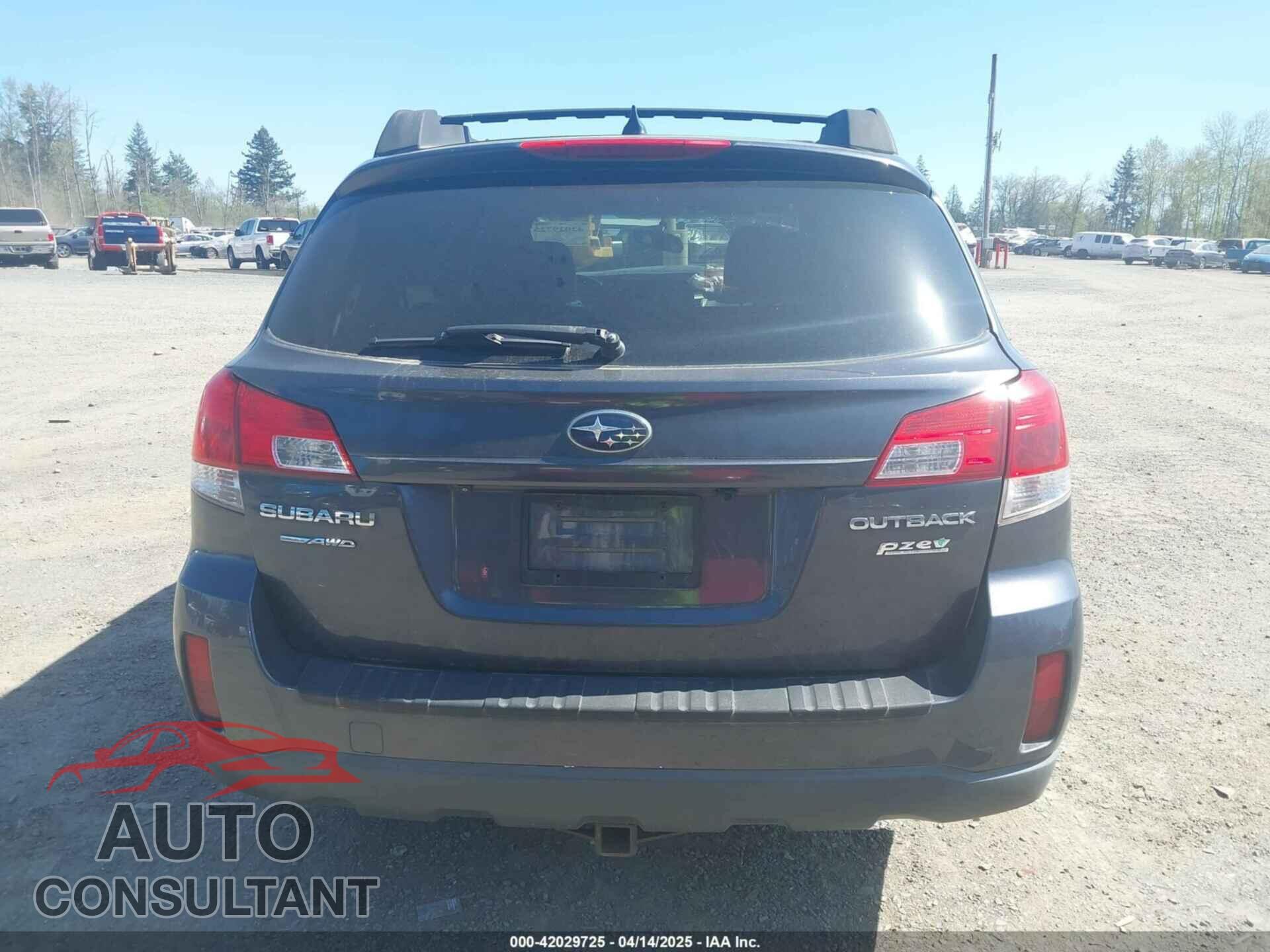 SUBARU OUTBACK 2011 - 4S4BRBLC3B3349862