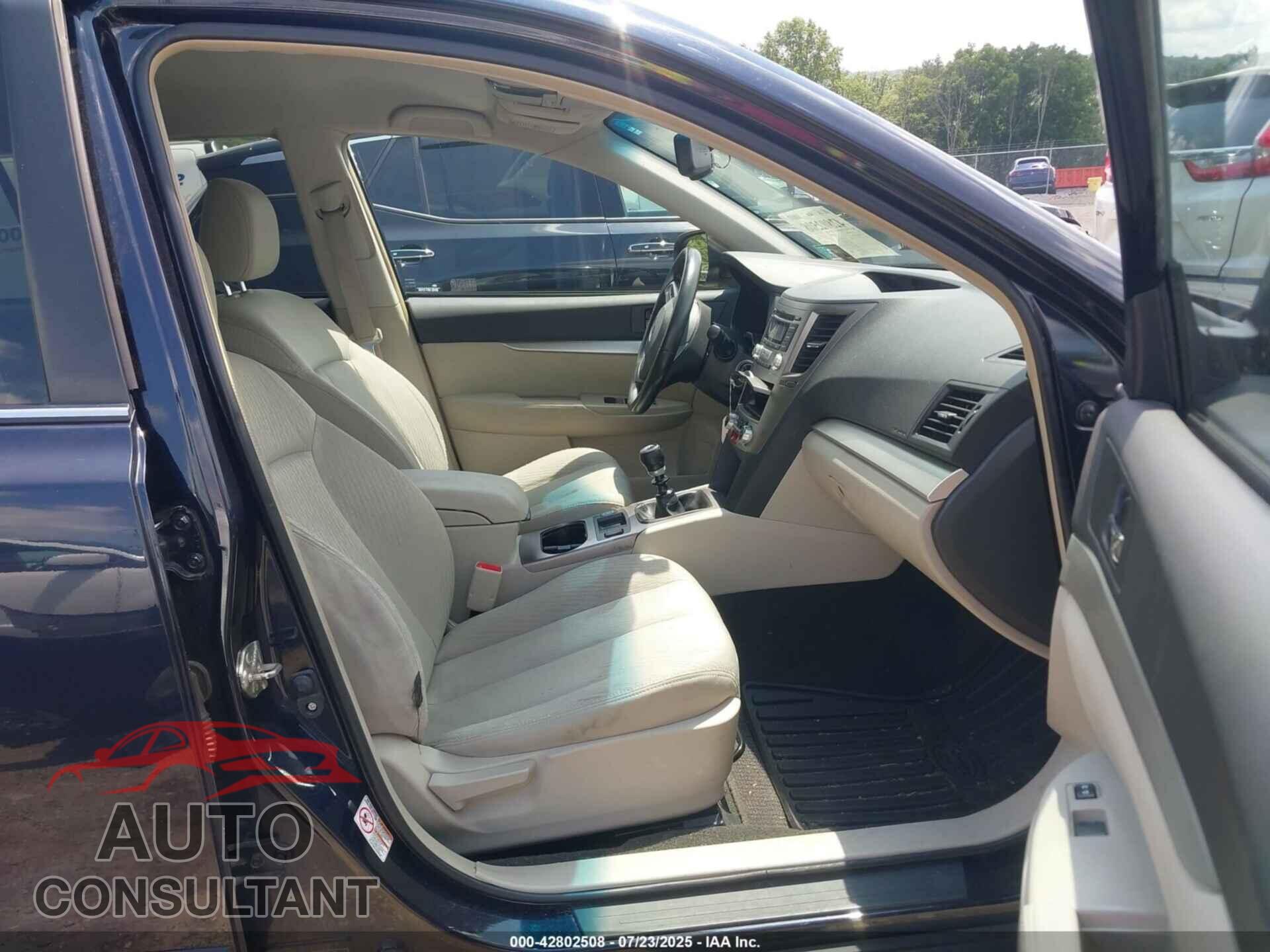 SUBARU OUTBACK 2012 - 4S4BRBCC0C1245231