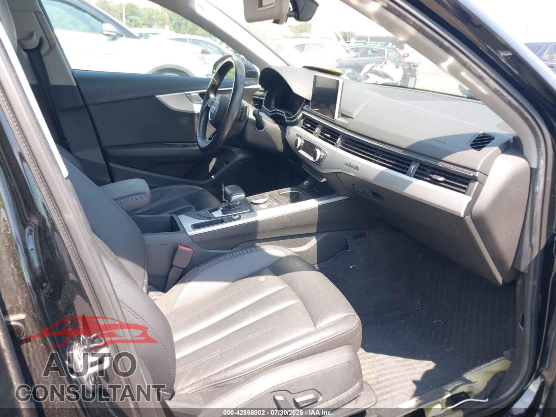 AUDI A4 2017 - WAUDNAF40HN051271