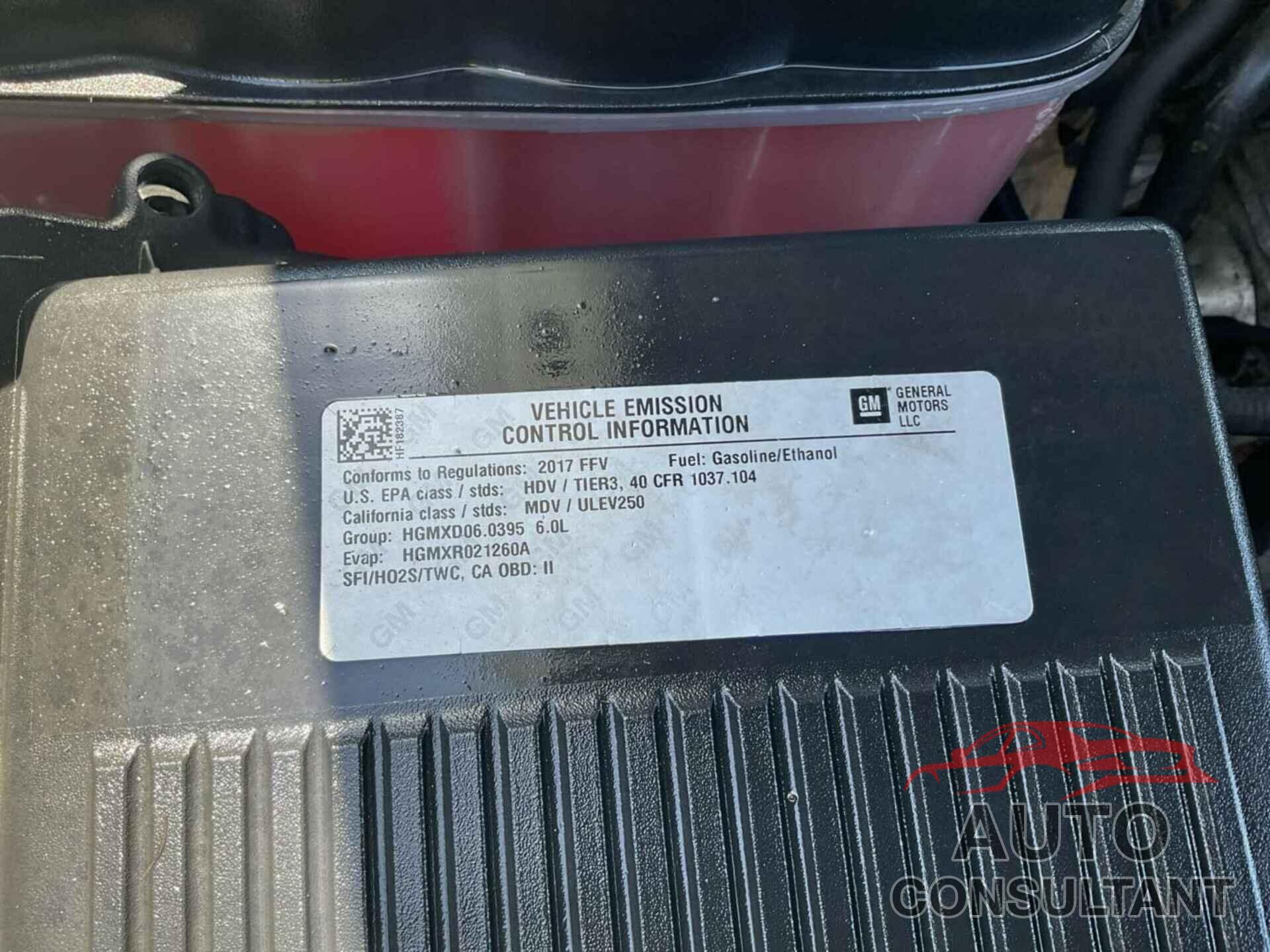 CHEVROLET SILVERADO 2017 - 1GC1KUEG8HF182387