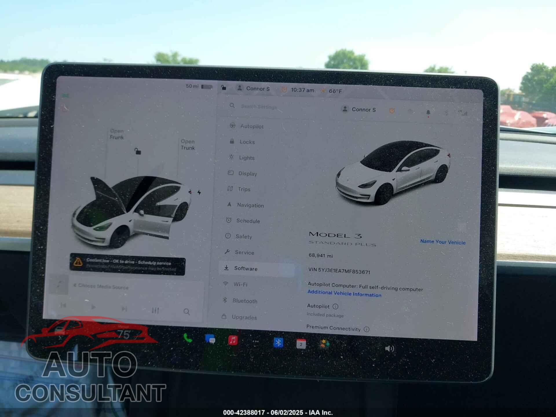 TESLA MODEL 3 2021 - 5YJ3E1EA7MF853671