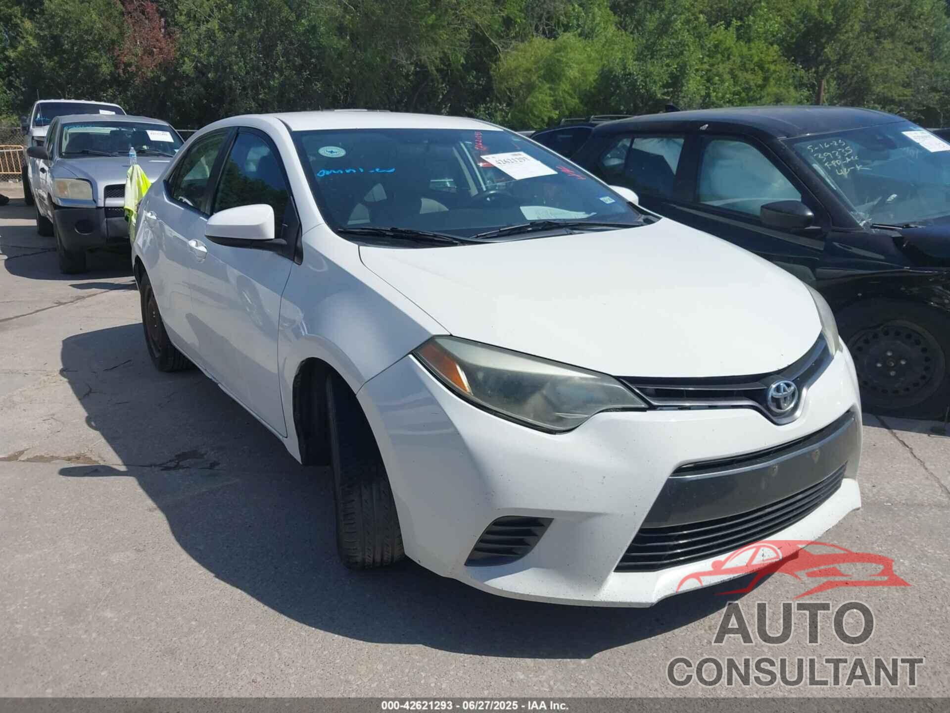 TOYOTA COROLLA 2015 - 2T1BURHE8FC281657