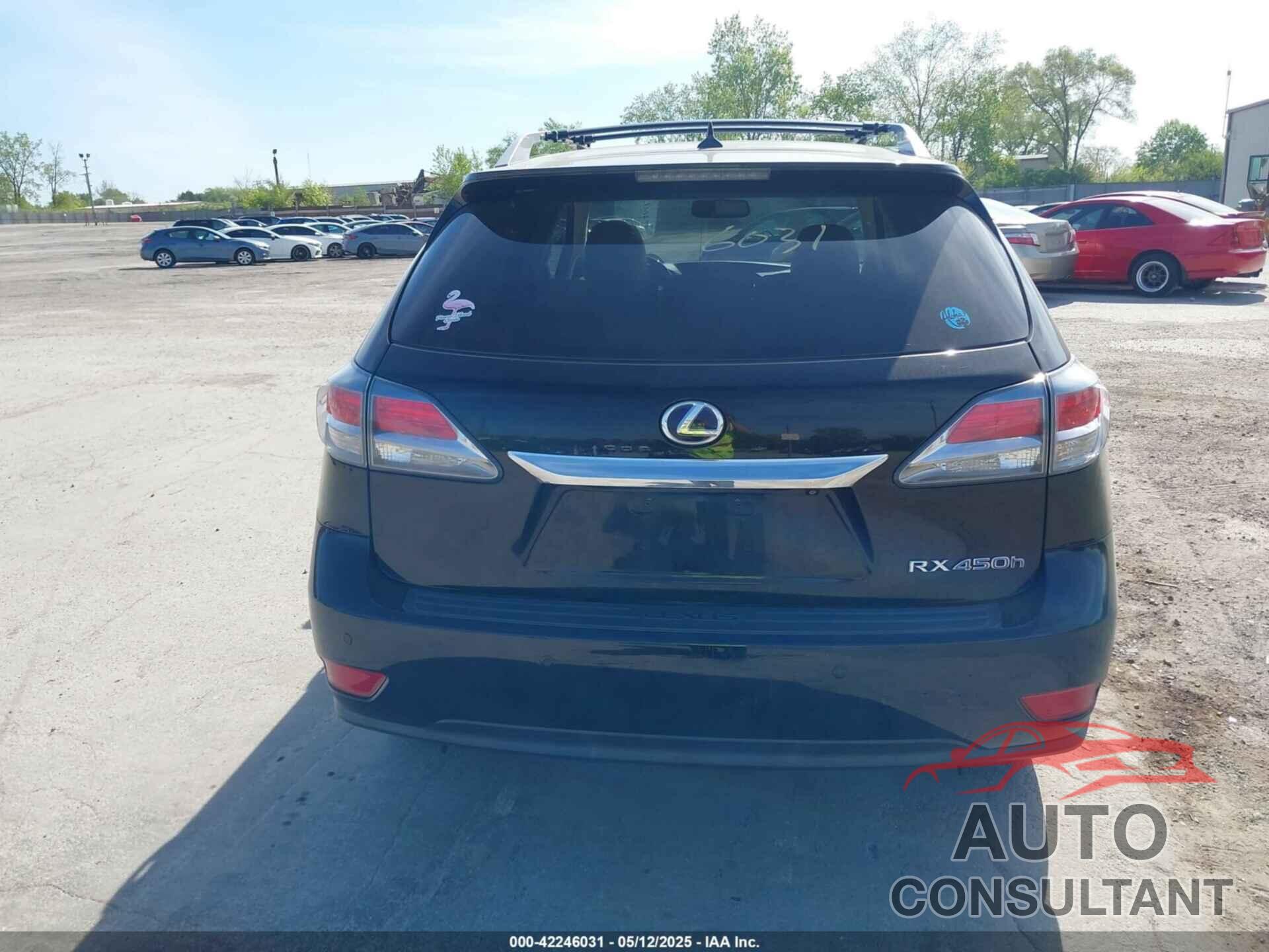LEXUS RX 450H 2013 - JTJBC1BA9D2053105