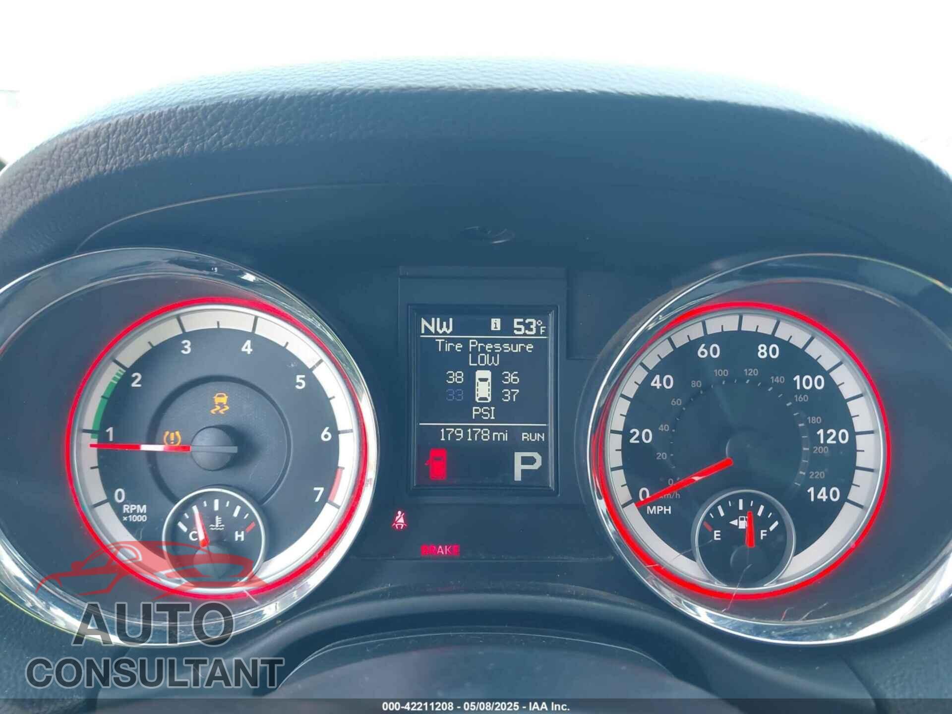 DODGE DURANGO 2012 - 1C4RDJDG4CC322555