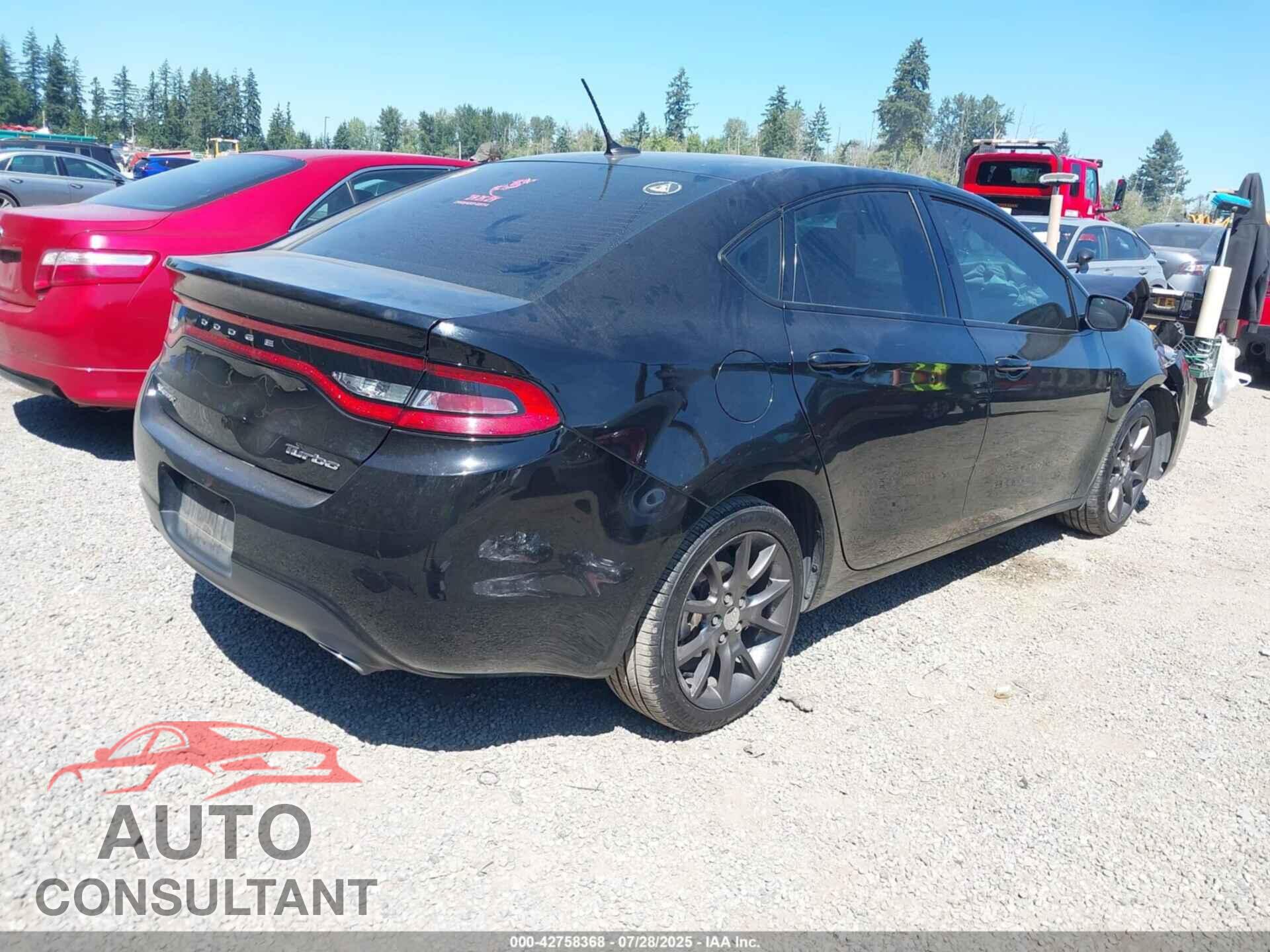 DODGE DART 2016 - 1C3CDFFH7GD796156