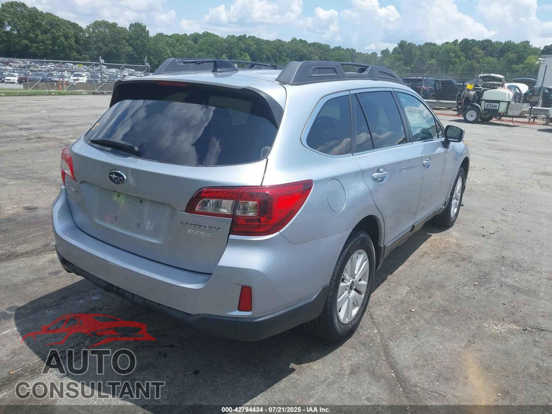 SUBARU OUTBACK 2016 - 4S4BSACC8G3327264
